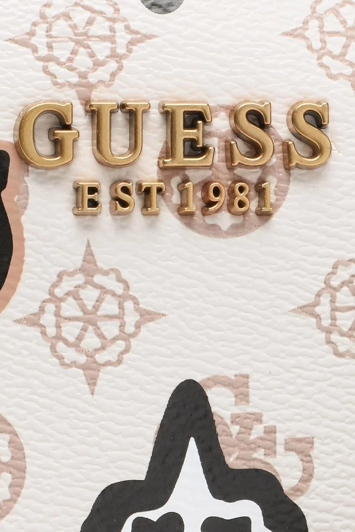 Guess House Logolu Fermuarlı Bayan Sırt Çantası HWPP8686320 CRU BEJ - 3