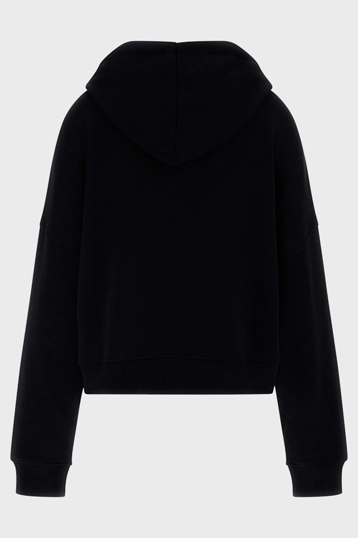 Guess Icon Pamuklu Relaxed Fit Kapüşonlu Bayan Sweat W3BQ15 KB681 JBLK SİYAH - 4