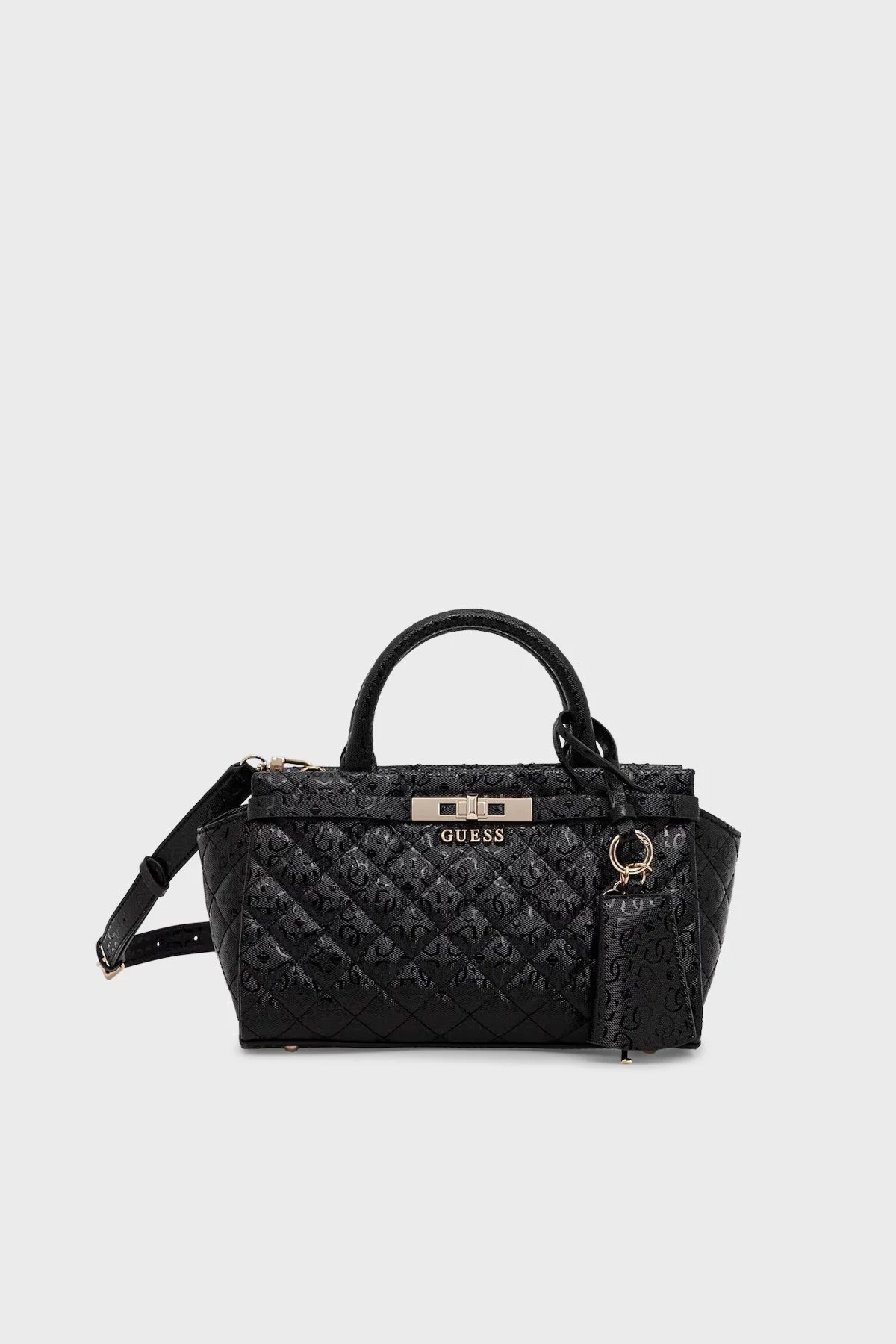 Guess Idra Logolu Çıkarılabilir Askılı HWGG8157050 Bayan Çanta HWGG81 57050 BLA SİYAH - 1