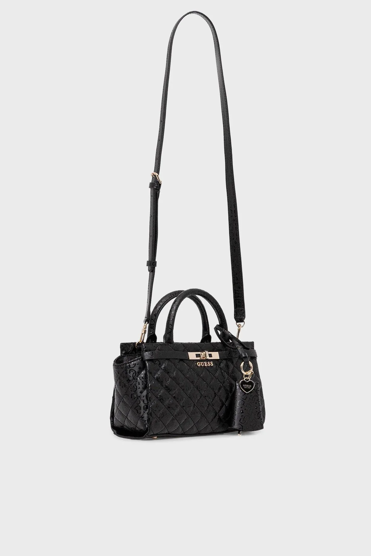 Guess Idra Logolu Çıkarılabilir Askılı HWGG8157050 Bayan Çanta HWGG81 57050 BLA SİYAH - 2