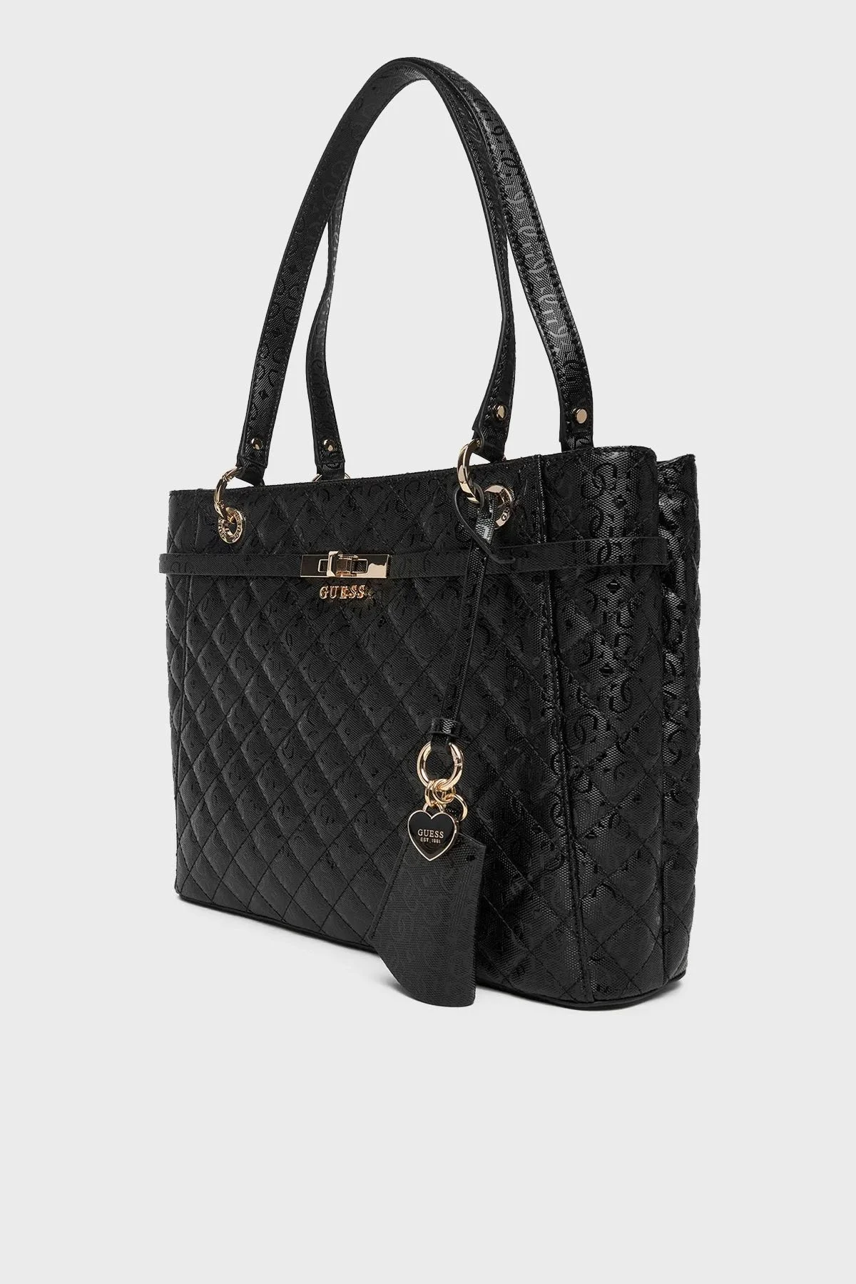 Guess Idra Tamamı 4G Logolu Omuz Askılı HWGG8157250 Bayan Çanta HWGG81 57250 BLA SİYAH - 4