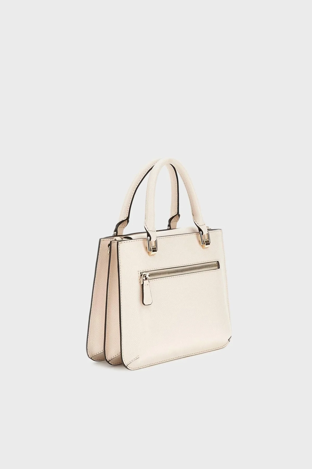 Guess Ilia Logolu Çıkarılabilir Askılı HWVG8569050 Bayan Çanta HWVG85 69050 STO KREM - 2