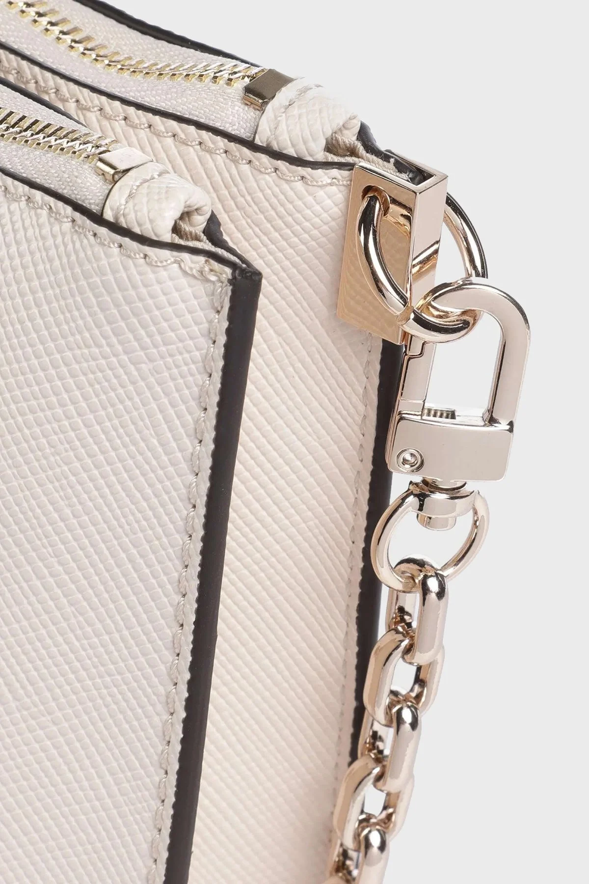 Guess Ilia Logolu Çıkarılabilir Askılı HWVG8569120 Bayan Çanta HWVG85 69120 STO KREM - 4