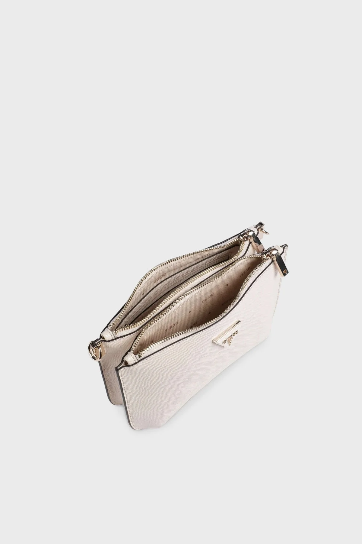 Guess Ilia Logolu Çıkarılabilir Askılı HWVG8569120 Bayan Çanta HWVG85 69120 STO KREM - 6