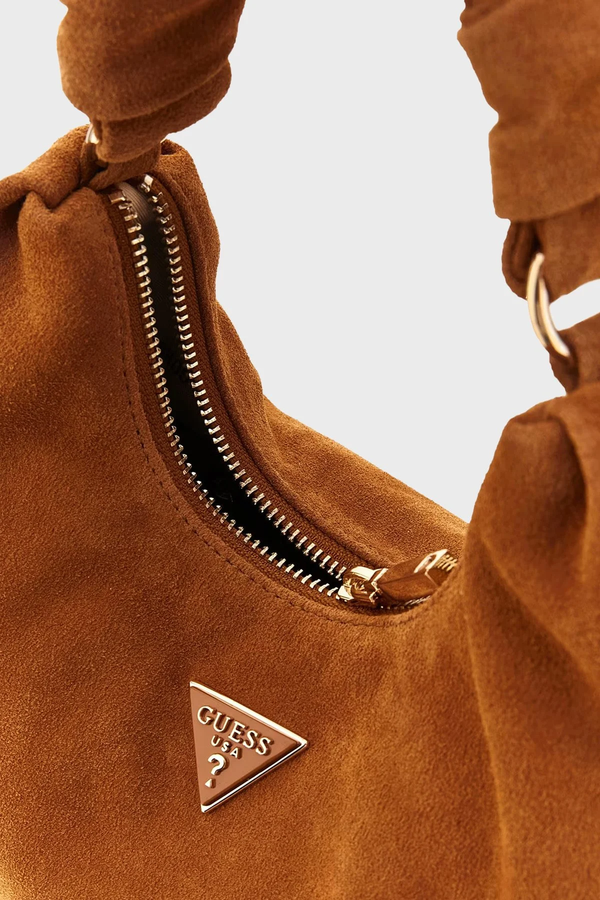 Guess Isotta Süet Zincir Askılı Bayan Çanta HWSG96 60010 COG TABA - 5