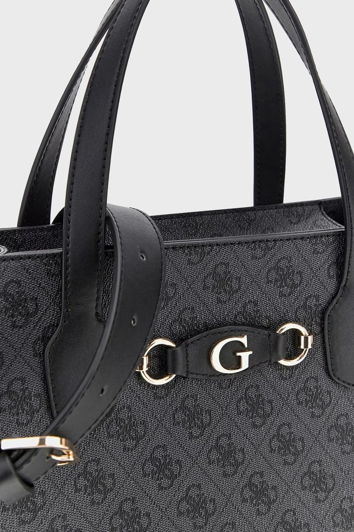 Guess Izzy 4G Logolu Çıkarılabilir Askılı HWSG8654220 Bayan Çanta HWSG86 54220 CLO ANTRASİT - 8