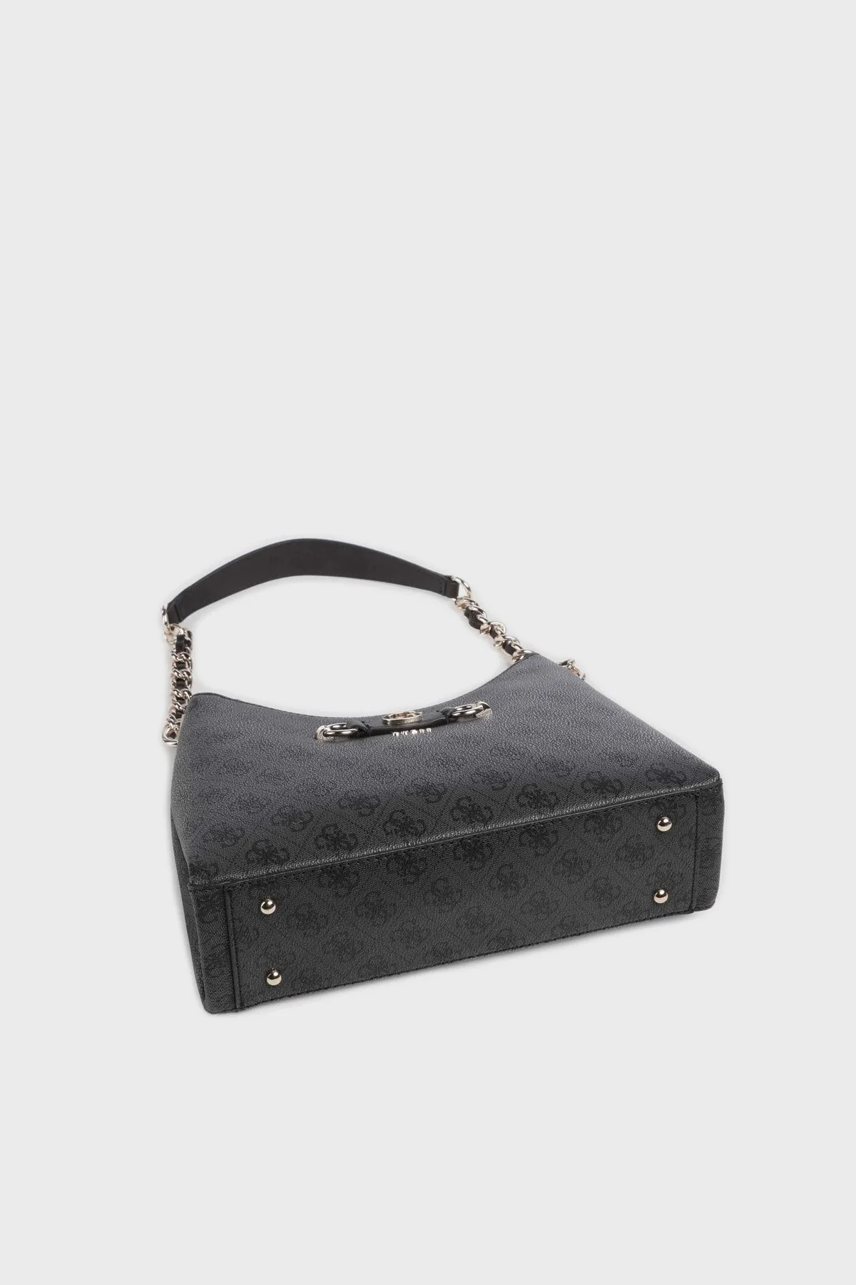 Guess Izzy 4G Logolu Fermuarlı HWSG8654010 Bayan Çanta HWSG86 54010 CLO ANTRASİT - 9