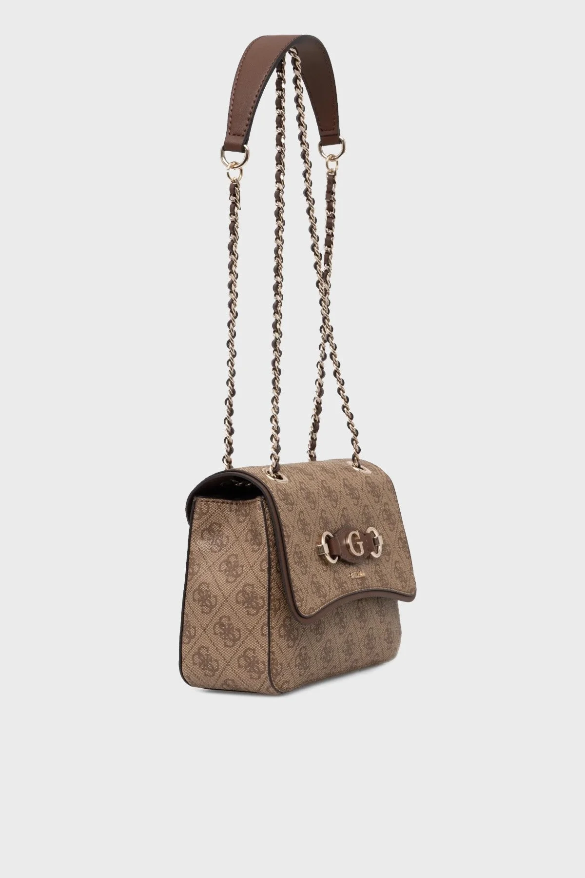 Guess Izzy 4G Logolu Zincir Askılı HWSG8654190 Bayan Çanta HWSG86 54190 LGW KAHVE - 8