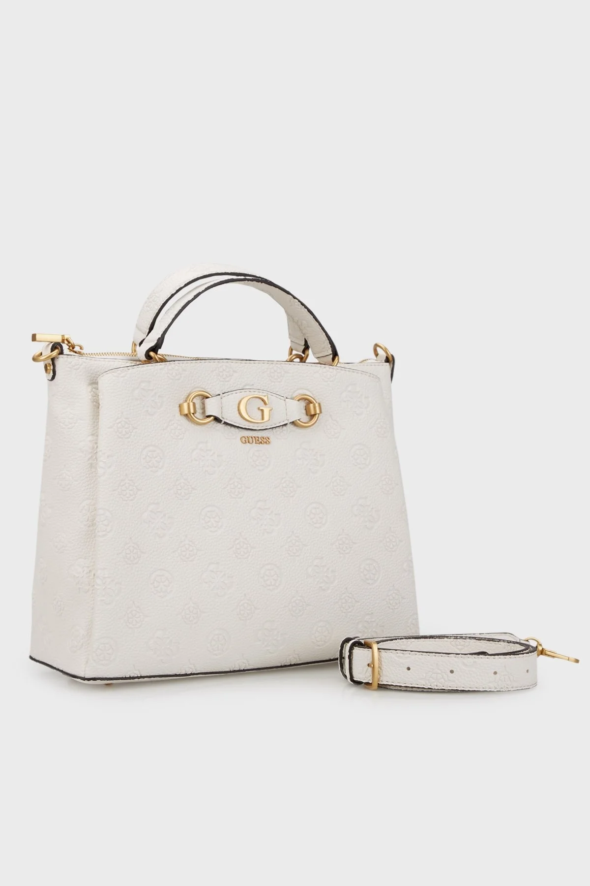 Guess Izzy Ayarlanabilir ve Çıkarılabilir Uzatma Askılı HWPD9209060STL Bayan Çanta HWPD9209060 STL BEYAZ - 2