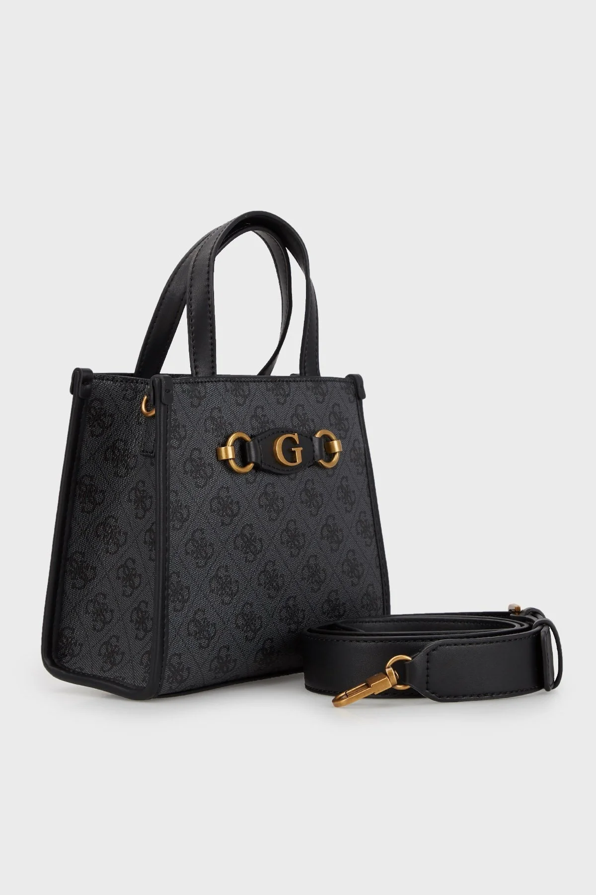 Guess Izzy Çıkarılabilir Omuz Askılı Bayan Çanta HWSB8654760 CLO ANTRASİT - 2