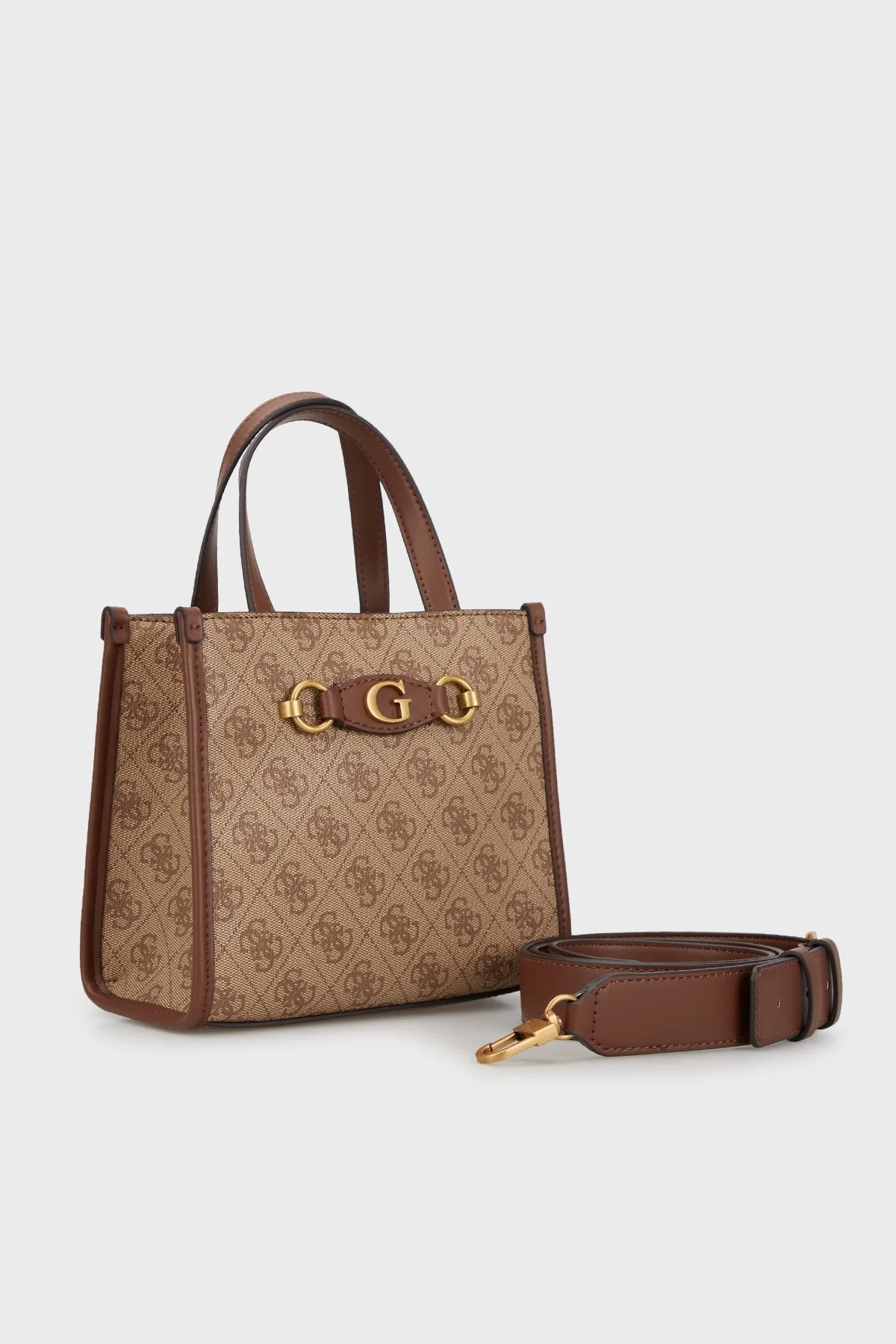 Guess Izzy Çıkarılabilir Omuz Askılı Bayan Çanta HWSB8654760 LGW KAHVE - 2