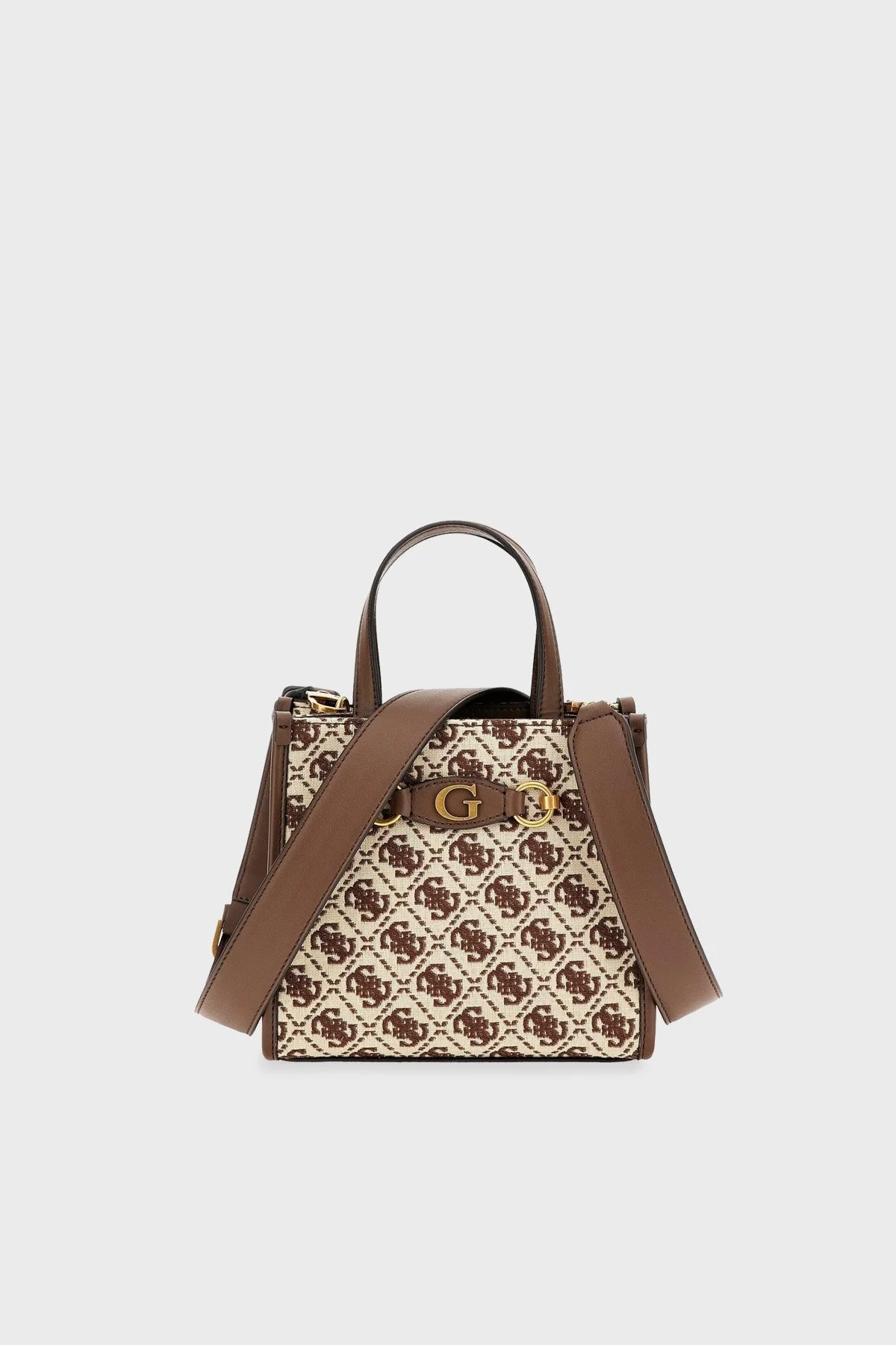 Guess Izzy Çıkarılabilir Omuz Askılı HWJB8654760 Bayan Çanta HWJB8654760 BNL KAHVE-BEJ - 1