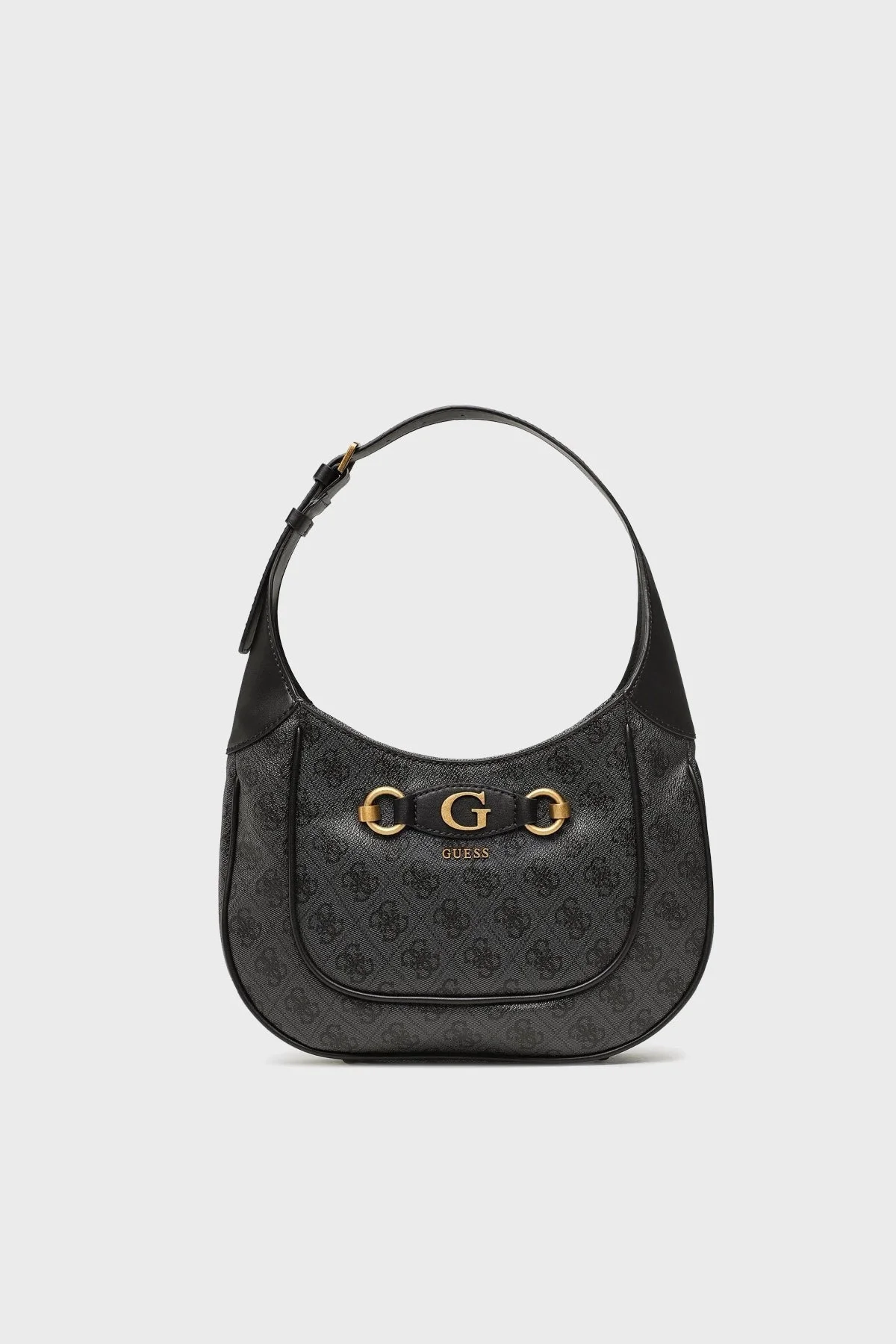 Guess Izzy Logolu Ayarlanabilir Omuz Askılı Bayan Çanta HWSB8654020 CLO ANTRASİT - 1