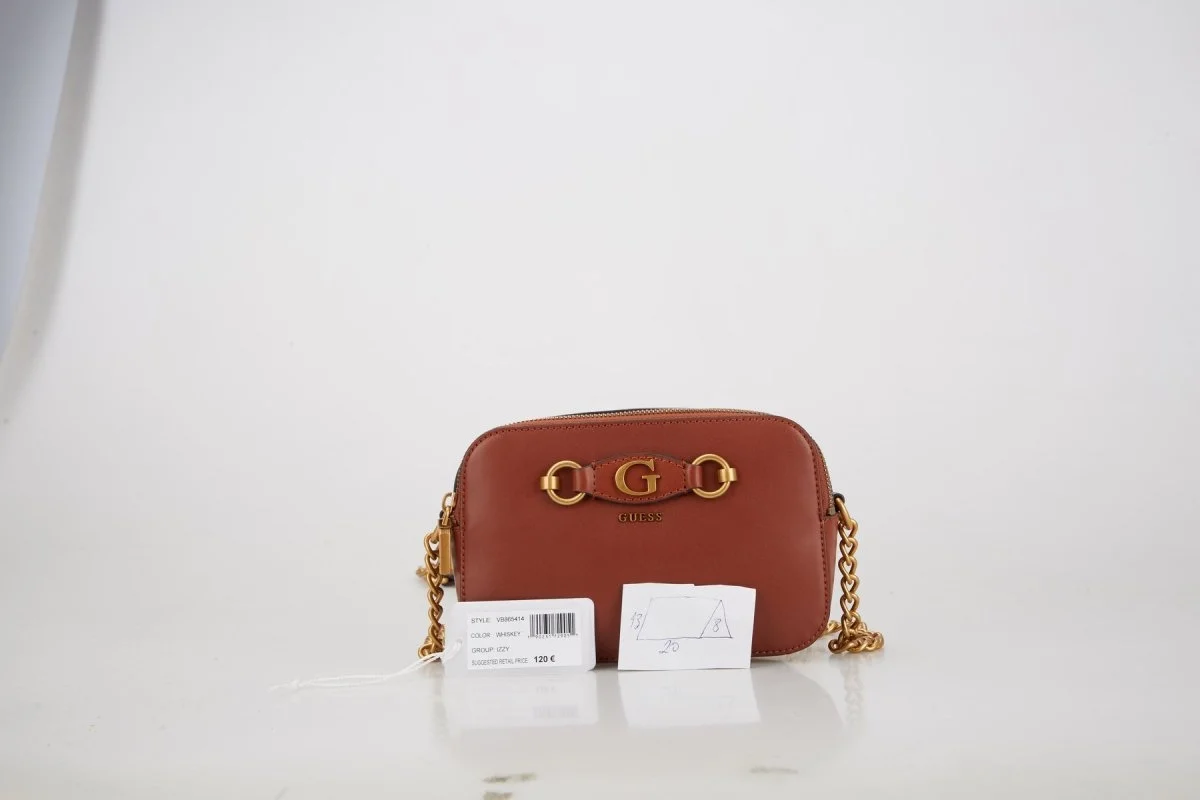 Guess Izzy Logolu Çapraz Askılı Bayan Çanta HWVB8654140 WKY TABA - 5