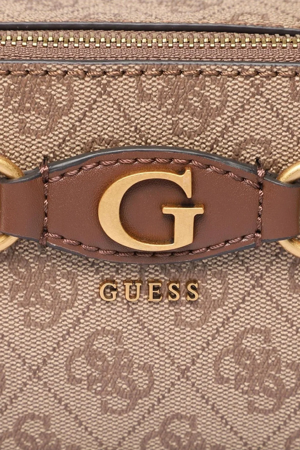 Guess Izzy Logolu Çapraz Detaylı Bayan Çanta HWSB8654140 LGW KAHVE - 3
