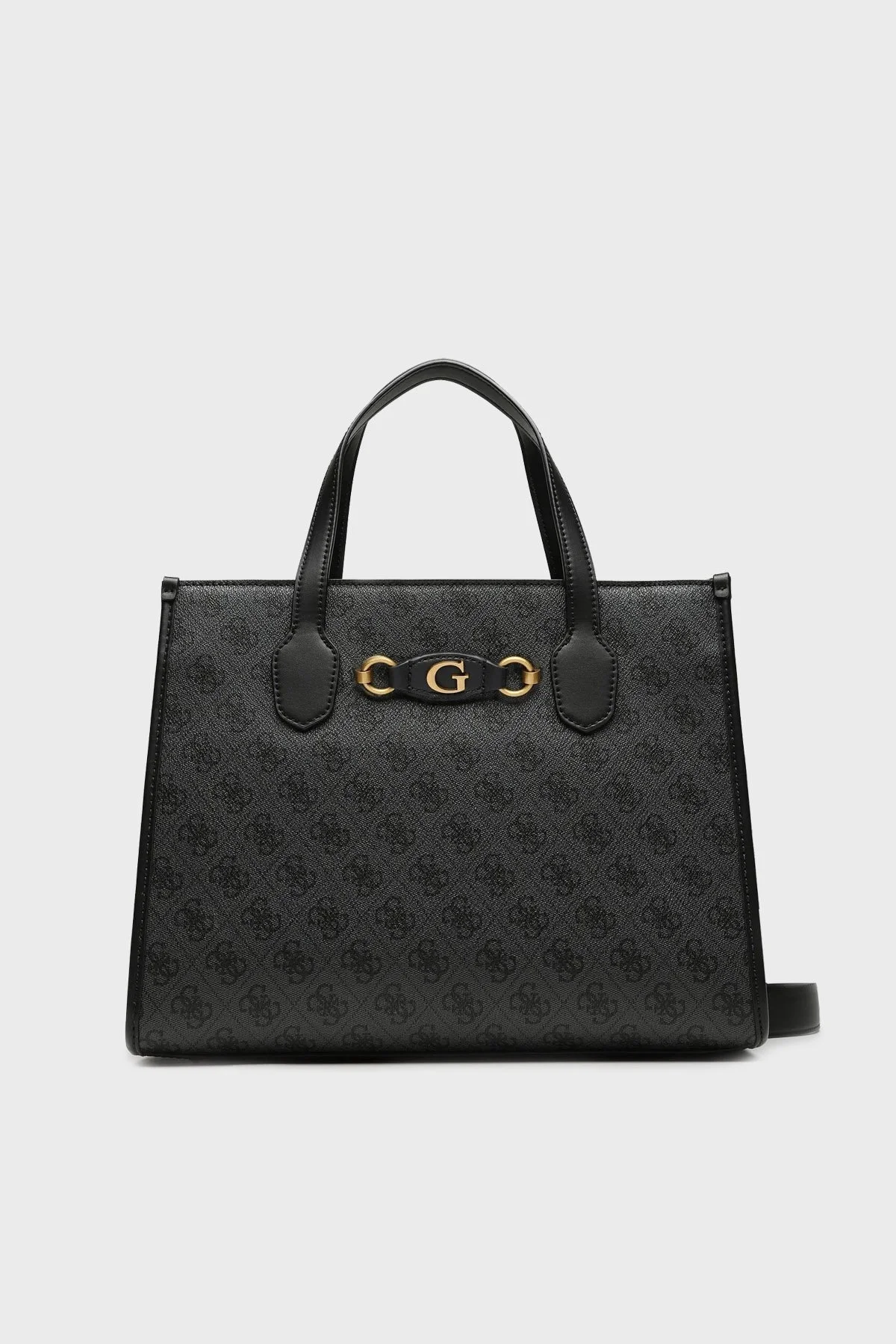 Guess Izzy Logolu Çıkarılabilir Uzatma Askılı HWSB8654220CLO Bayan Çanta HWSB8654220 CLO ANTRASİT - 1