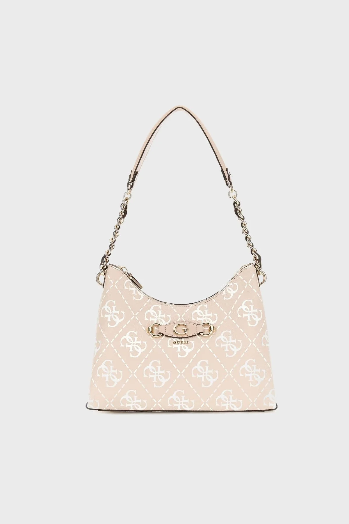 Guess Izzy Logolu Fermuarlı HWOQ8654010 Bayan Çanta HWOQ86 54010 SDL PUDRA - 6