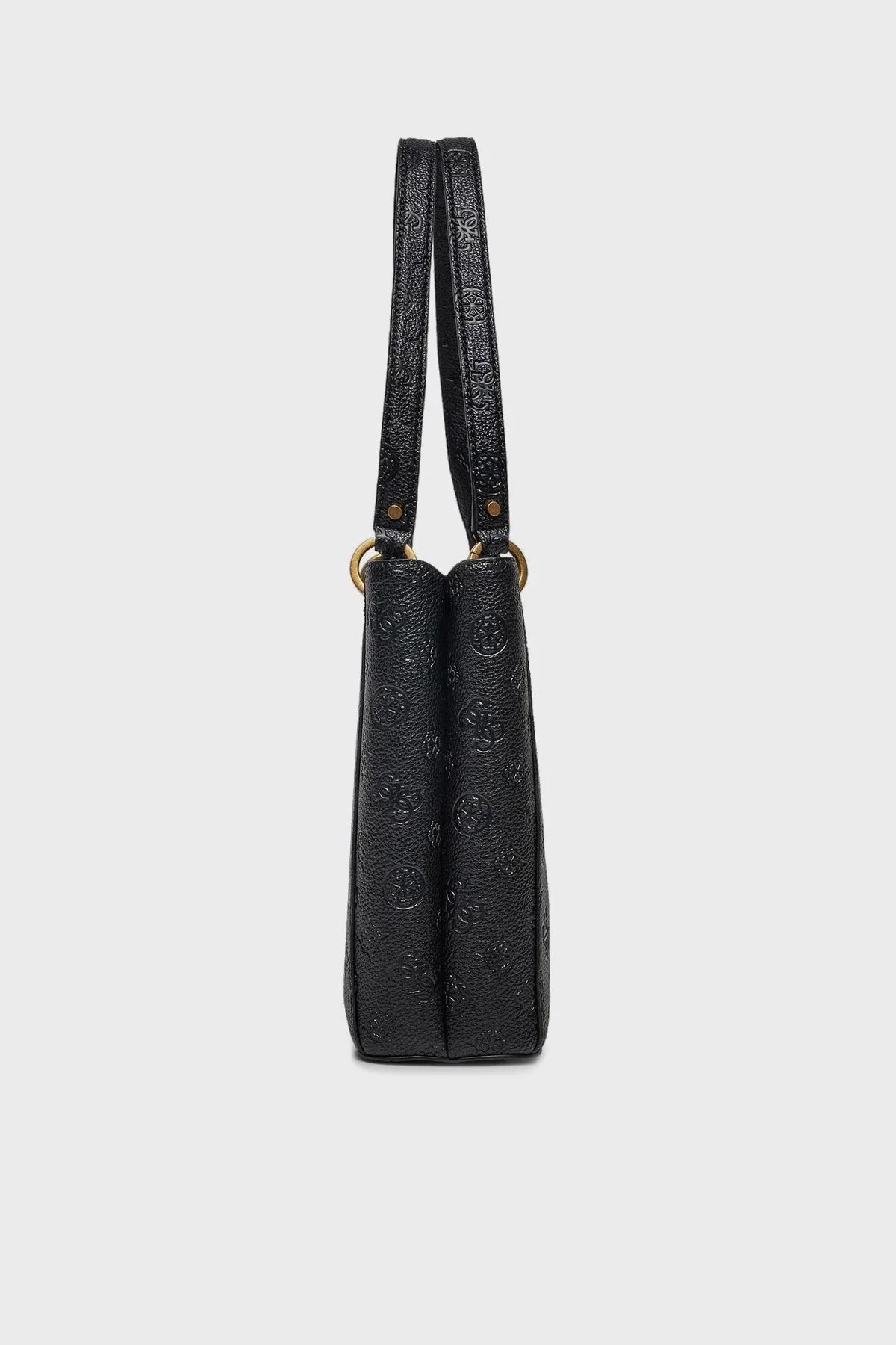 Guess Izzy Logolu Shopper HWPD92 09250 Bayan Çanta HWPD9209250 BLO SİYAH - 8
