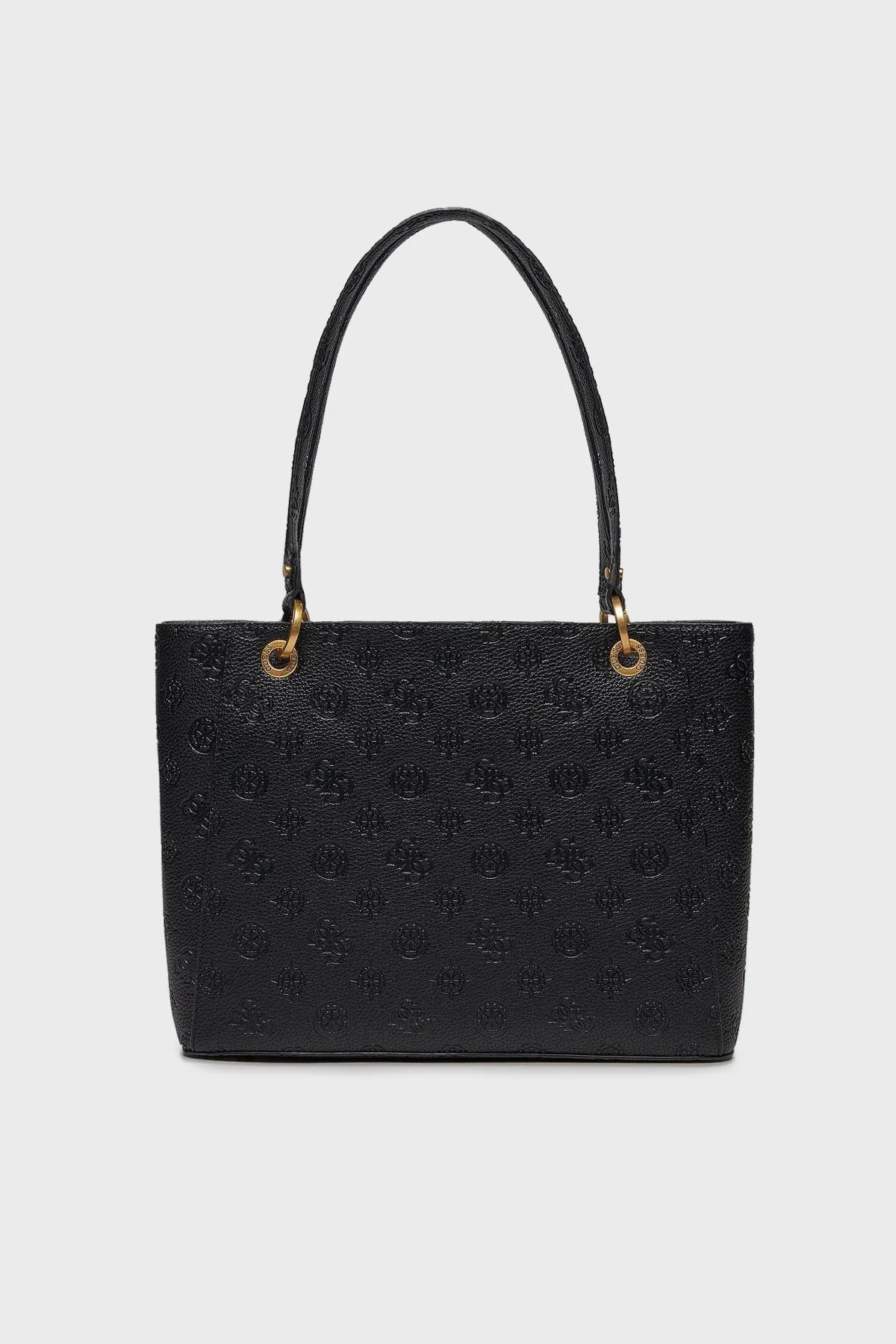 Guess Izzy Logolu Shopper HWPD92 09250 Bayan Çanta HWPD9209250 BLO SİYAH - 9