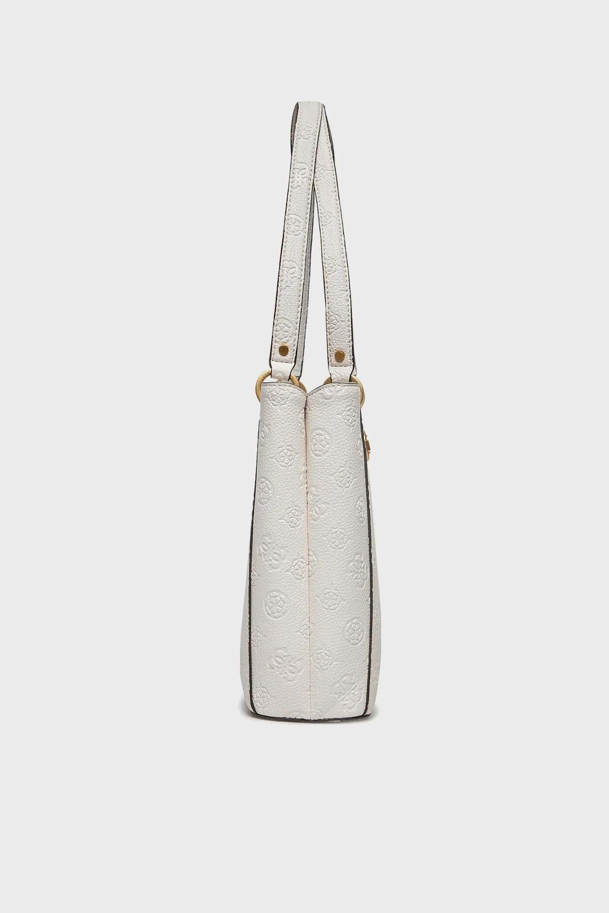 Guess Izzy Logolu Shopper HWPD92 09250 Bayan Çanta HWPD9209250 STL BEYAZ - 3