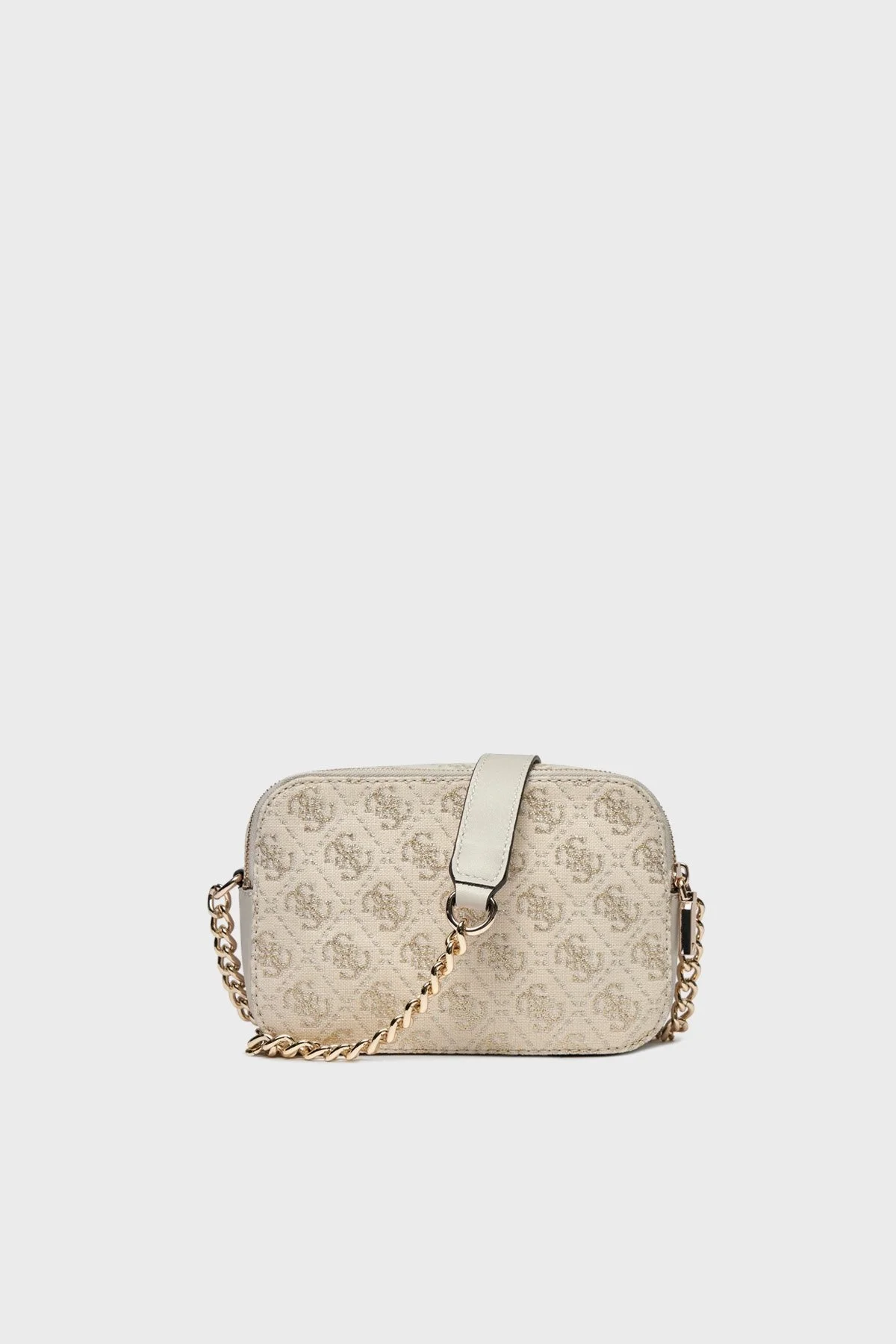Guess Izzy Logolu Zincir Askılı HWJG8654140DVL Bayan Çanta HWJG8654140 DVL BEJ - 4