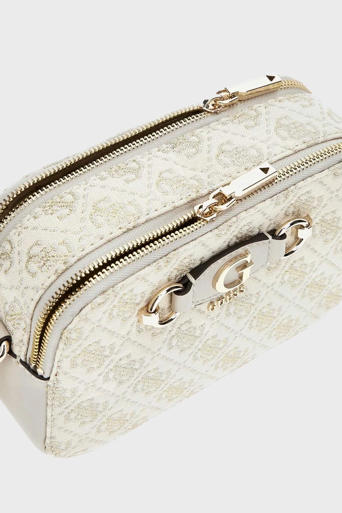 Guess Izzy Logolu Zincir Askılı HWJG8654140DVL Bayan Çanta HWJG8654140 DVL BEJ - 6