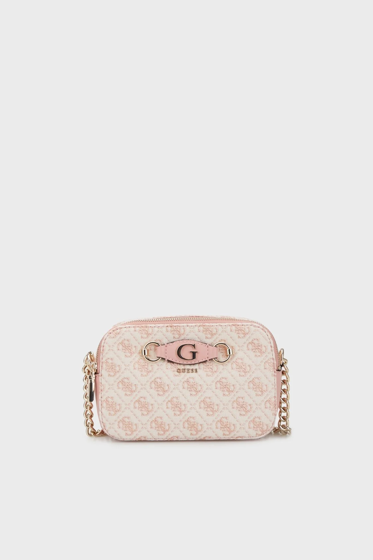 Guess Izzy Logolu Zincir Askılı HWJG8654140LRL Bayan Çanta HWJG8654140 LRL PUDRA - 1