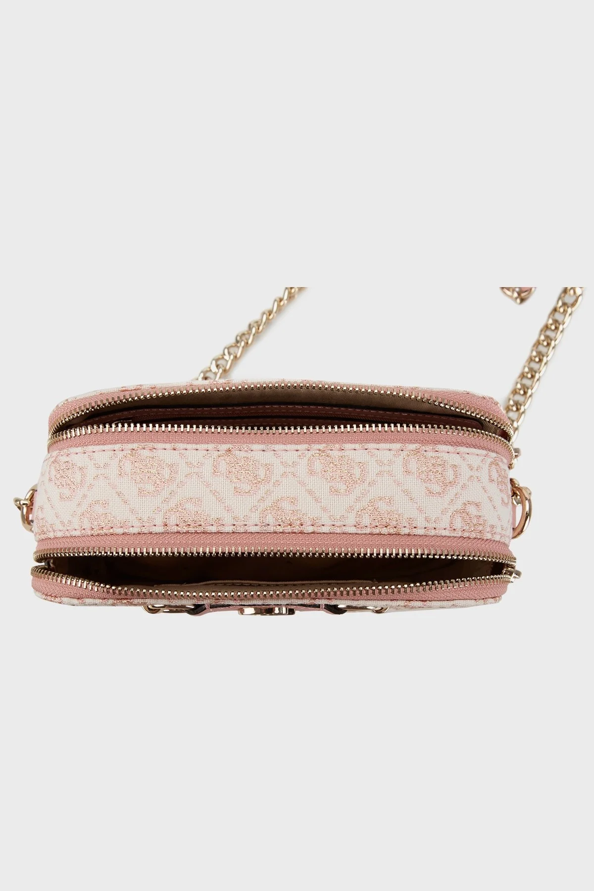 Guess Izzy Logolu Zincir Askılı HWJG8654140LRL Bayan Çanta HWJG8654140 LRL PUDRA - 4