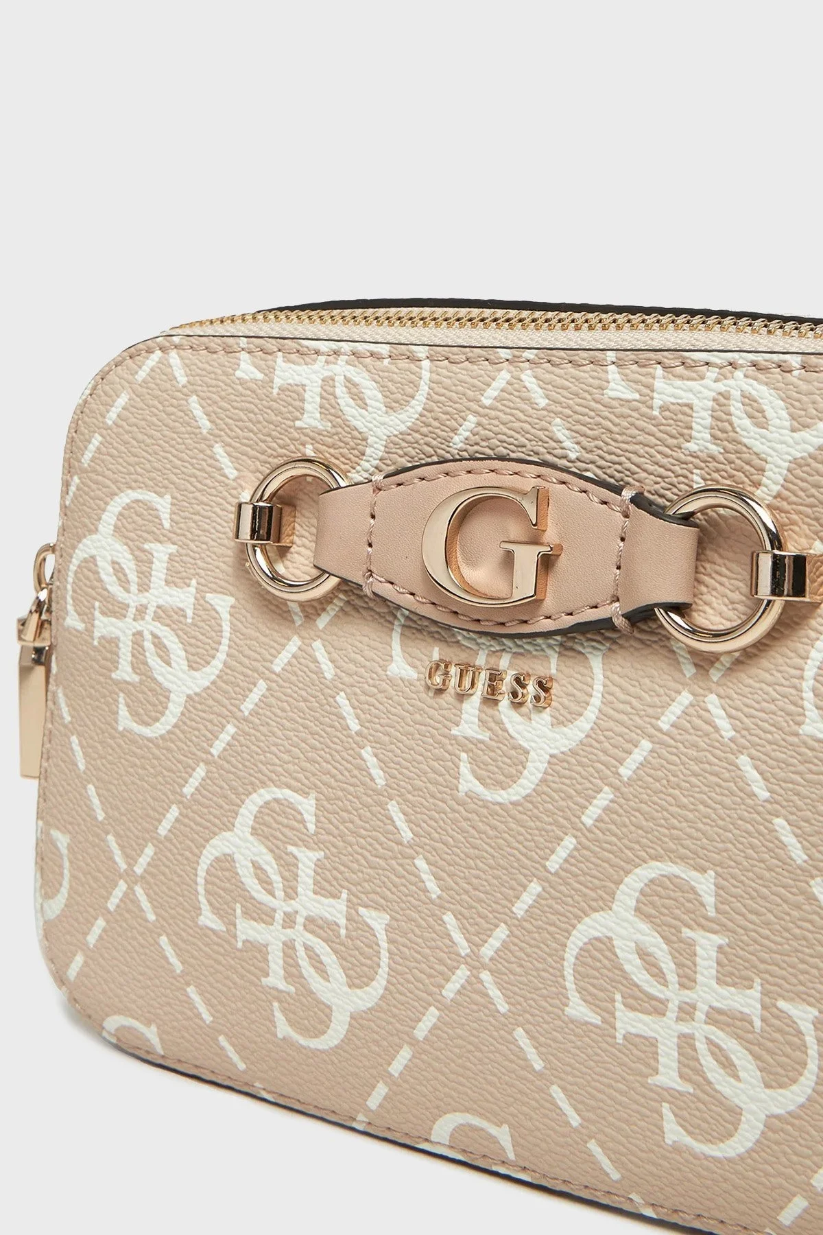 Guess Izzy Logolu Zincir Askılı HWOQ8654140 Bayan Çanta HWOQ86 54140 SDL PUDRA - 12