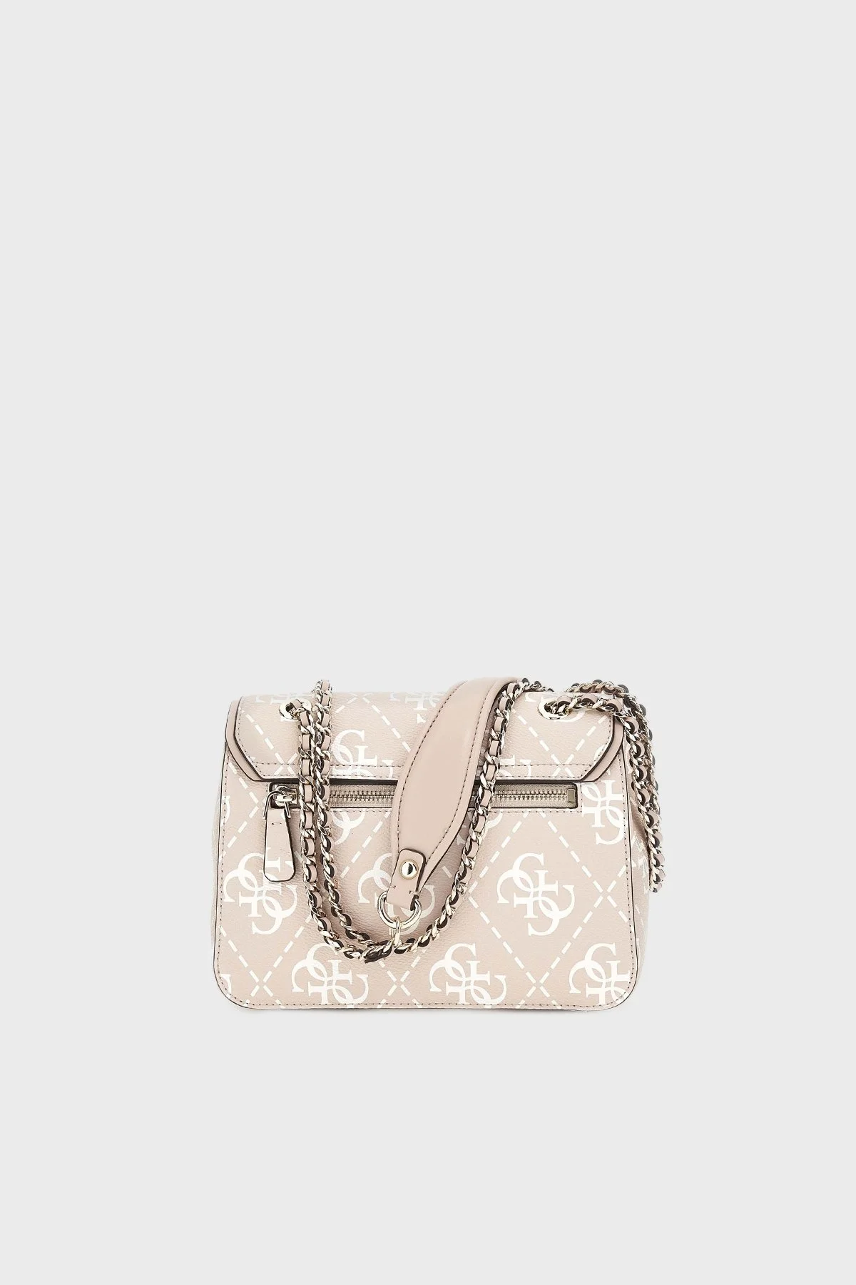 Guess Izzy Logolu Zincir Askılı HWOQ8654190 Bayan Çanta HWOQ86 54190 SDL PUDRA - 5