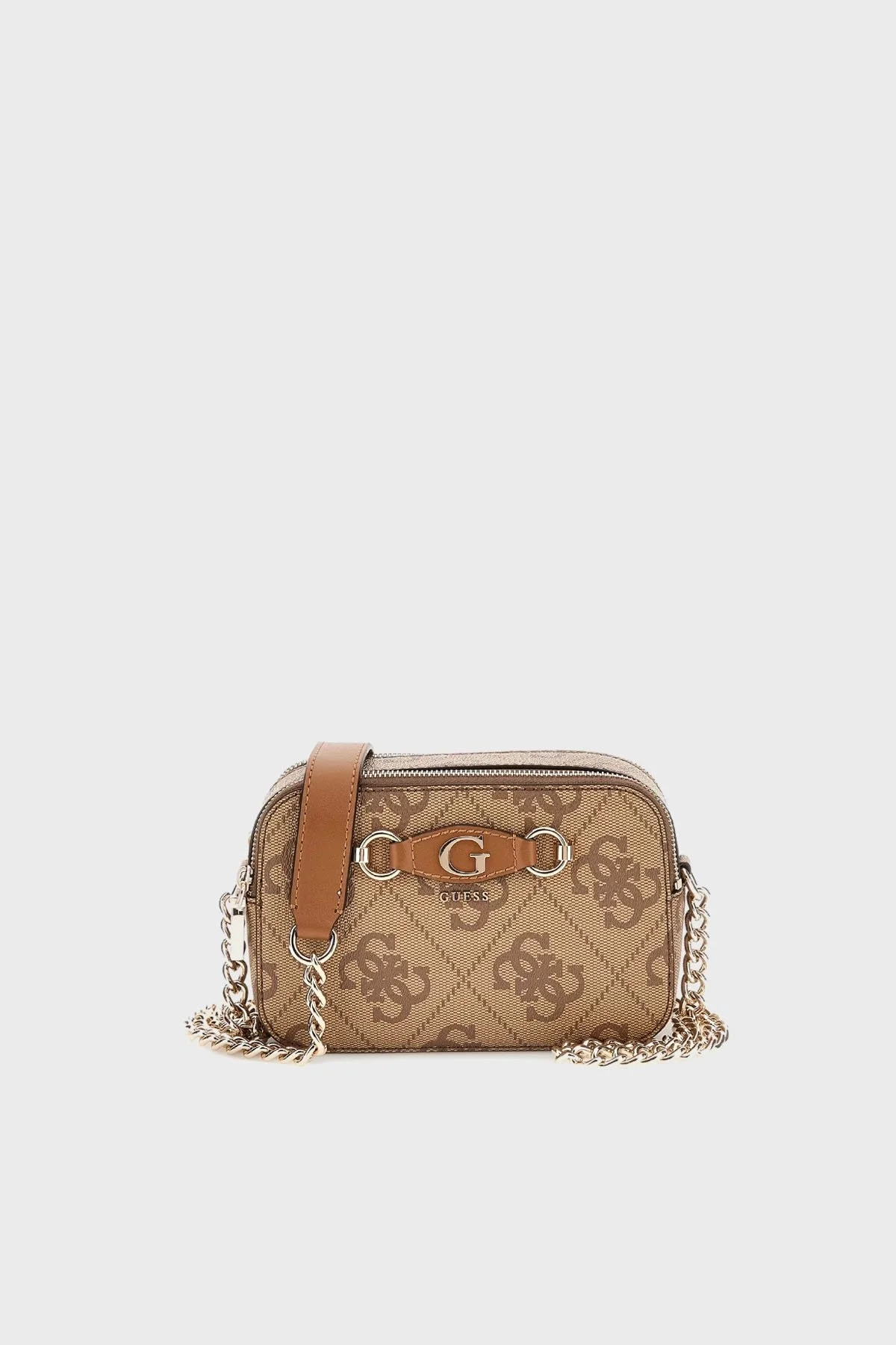 Guess Izzy Logolu Zincir Askılı HWOS8654140 Bayan Çanta HWOS86 54140 LTL KAHVE - 5