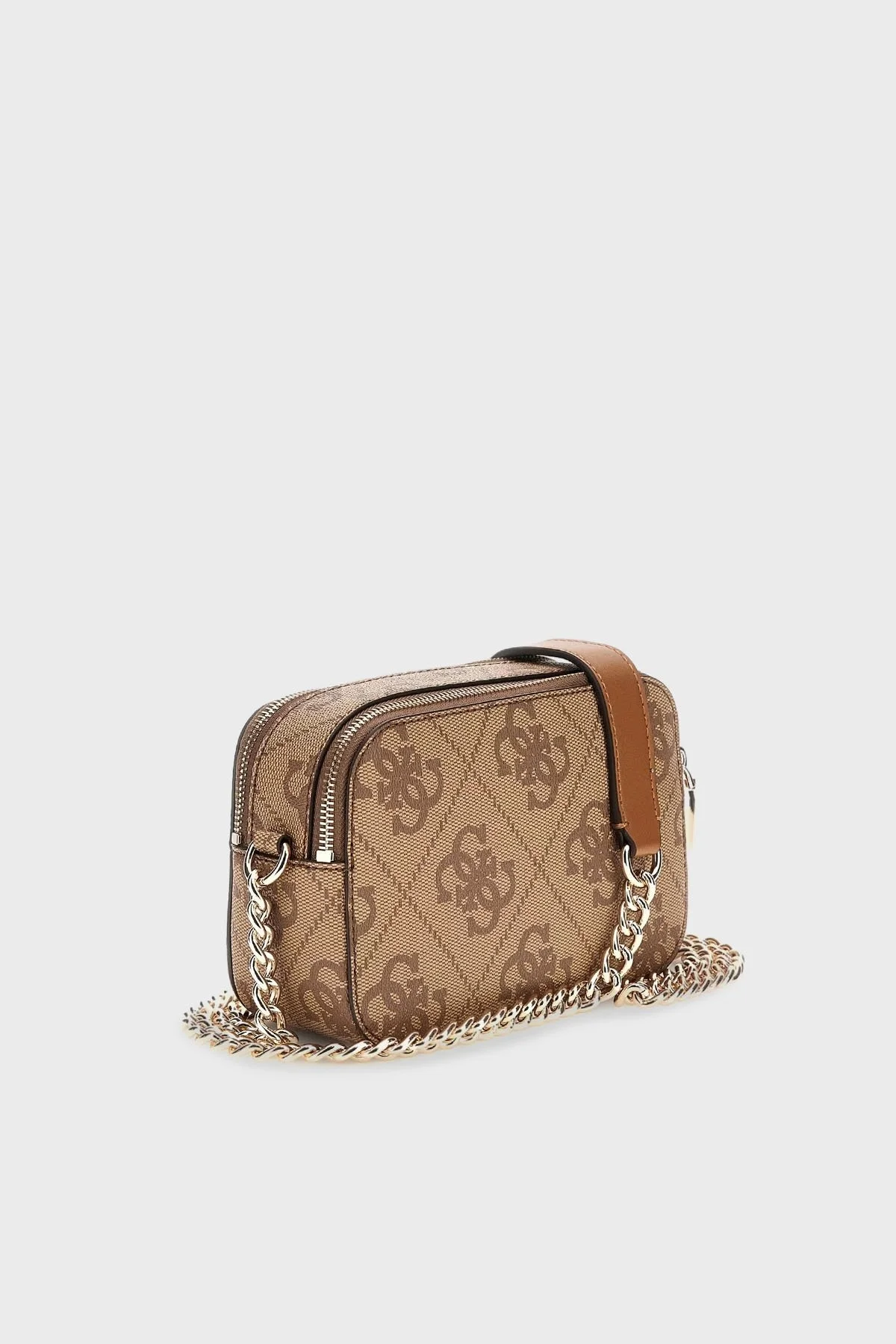 Guess Izzy Logolu Zincir Askılı HWOS8654140 Bayan Çanta HWOS86 54140 LTL KAHVE - 6