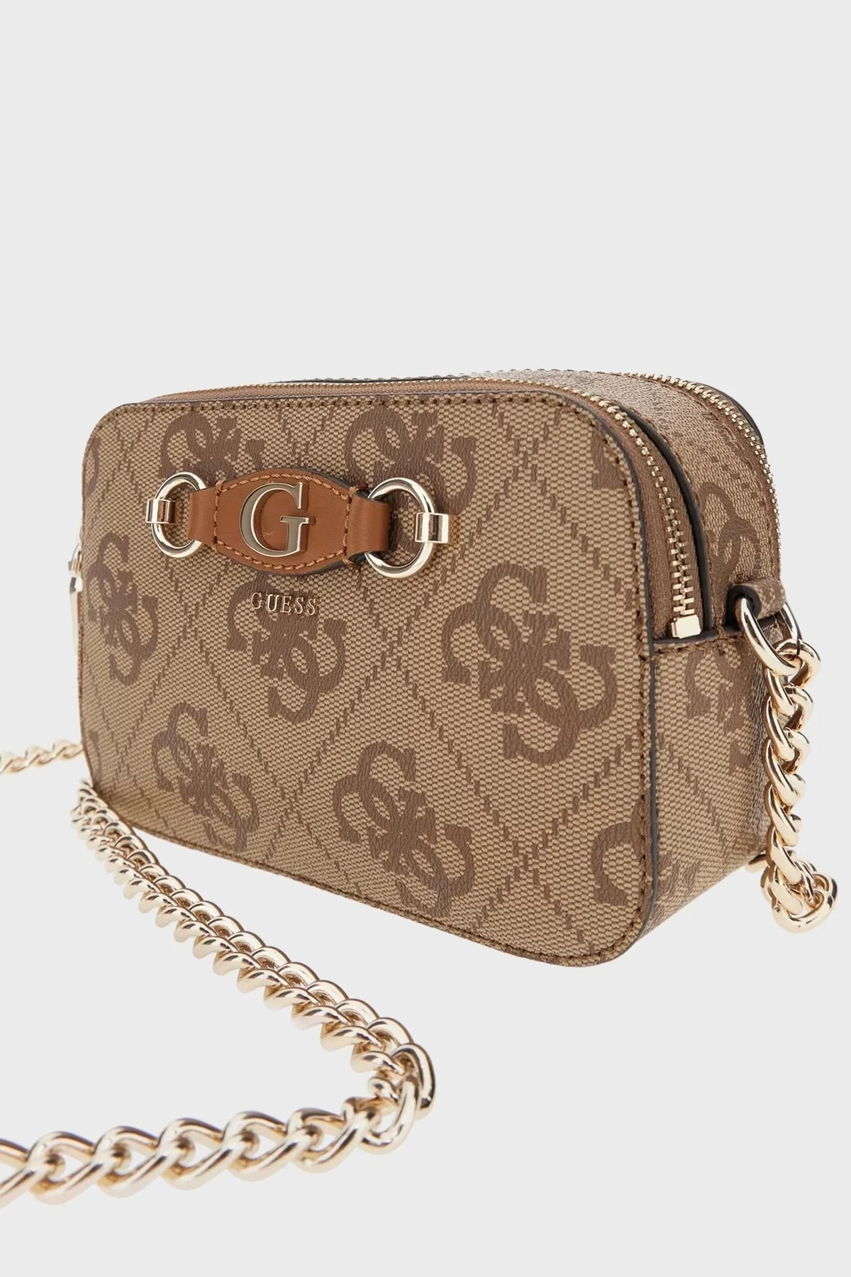 Guess Izzy Logolu Zincir Askılı HWOS8654140 Bayan Çanta HWOS86 54140 LTL KAHVE - 8