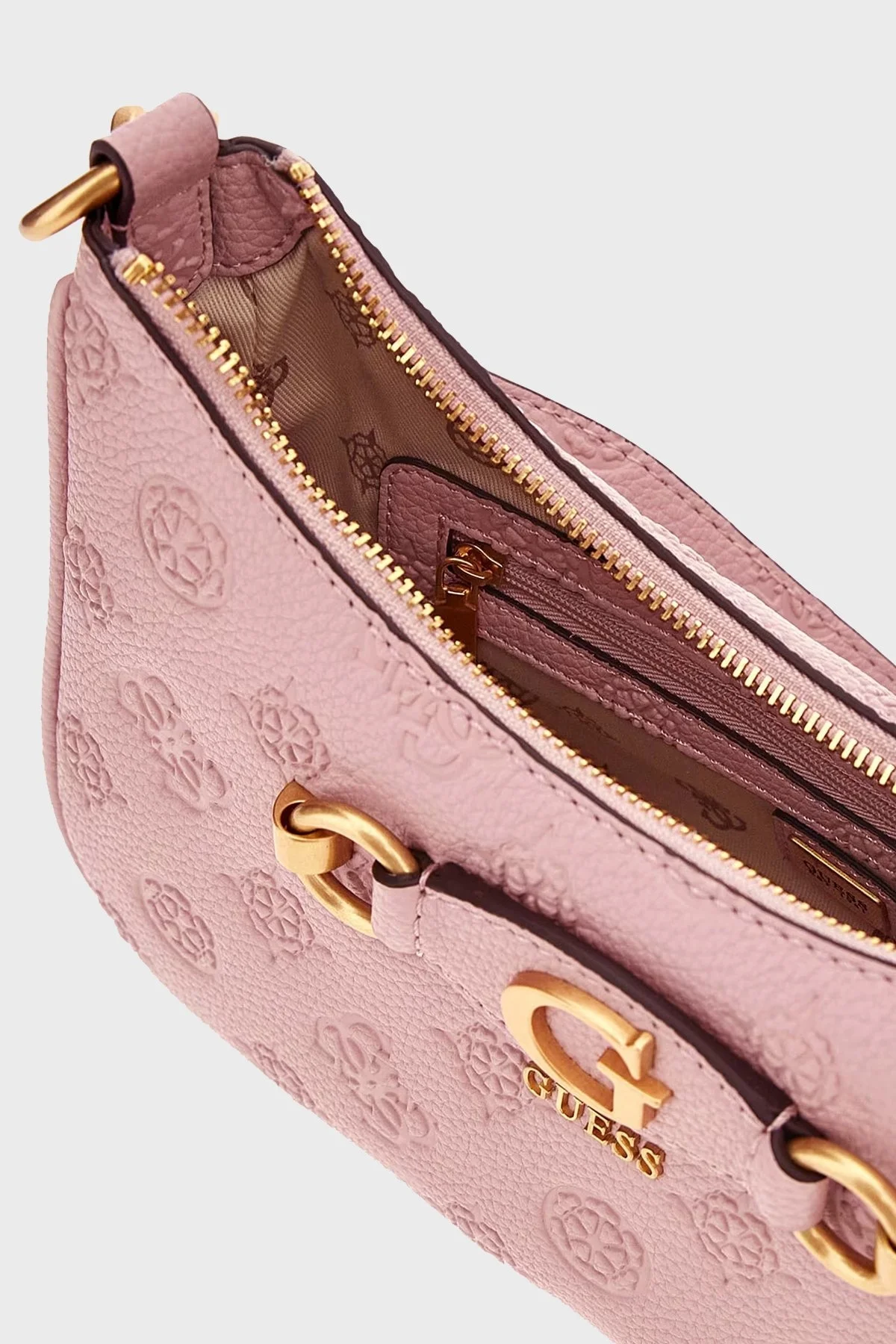 Guess Izzy Logolu Zincir Askılı HWPD9209180ARI Bayan Çanta HWPD9209180 ARI PUDRA - 3