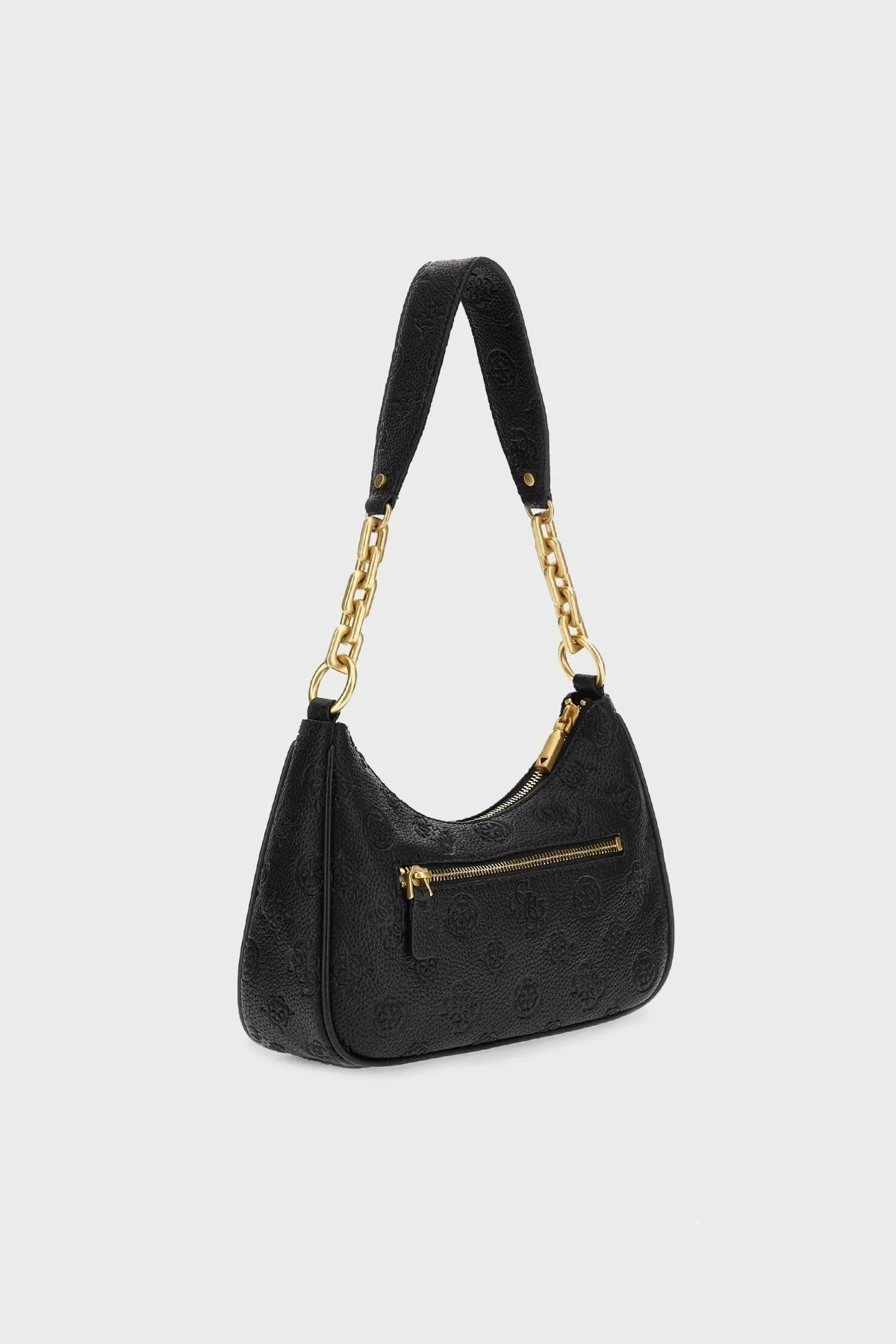 Guess Izzy Logolu Zincir Askılı HWPD9209180BLO Bayan Çanta HWPD9209180 BLO SİYAH - 5