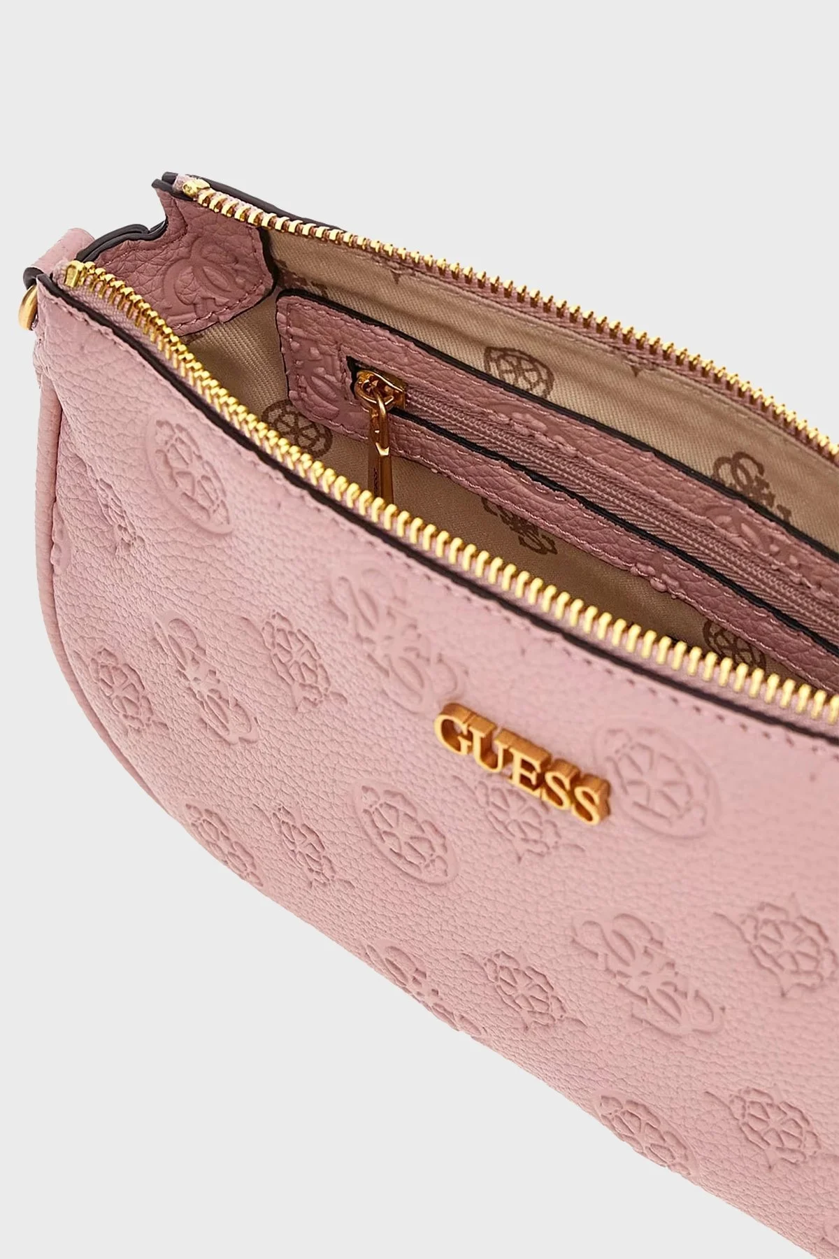 Guess Izzy Logolu Zincir Askılı HWPD9209710ARI Bayan Çanta HWPD9209710 ARI PUDRA - 6