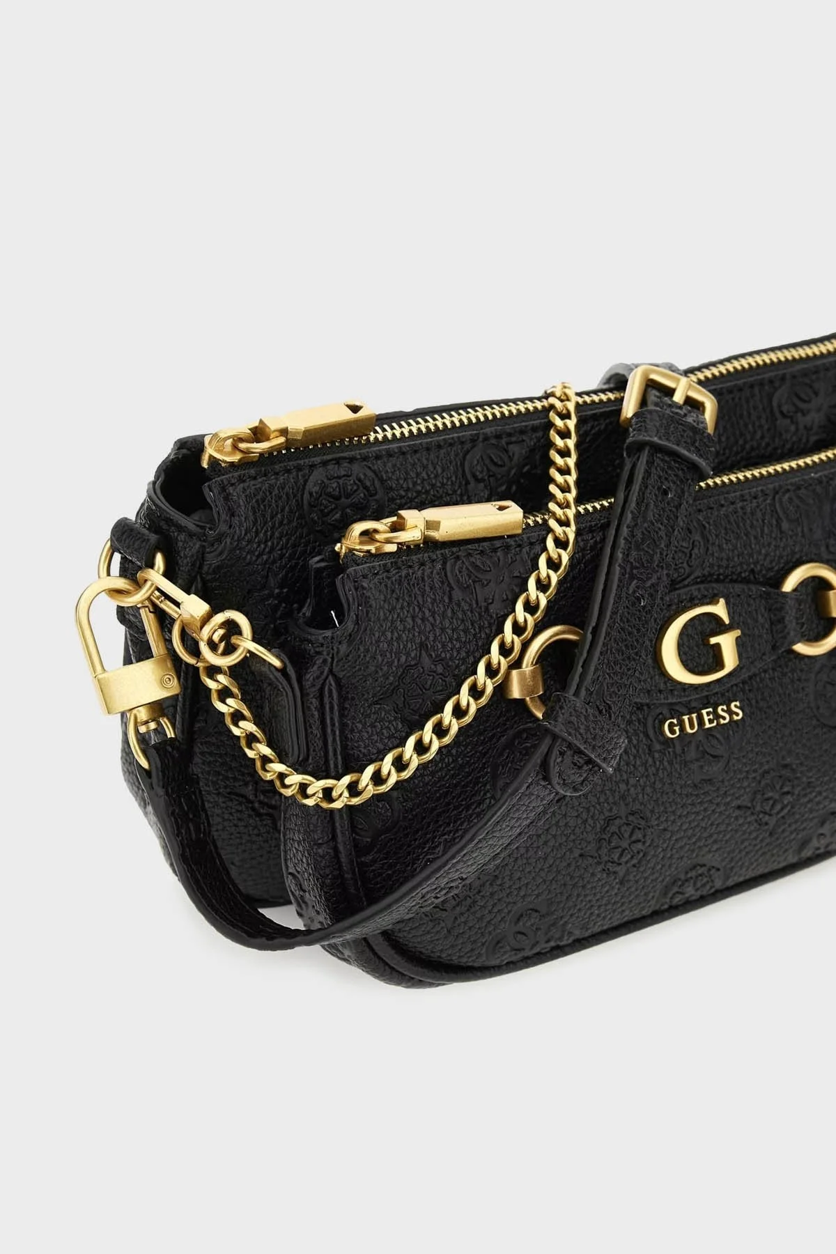 Guess Izzy Logolu Zincir Askılı HWPD9209710BLO Bayan Çanta HWPD9209710 BLO SİYAH - 5