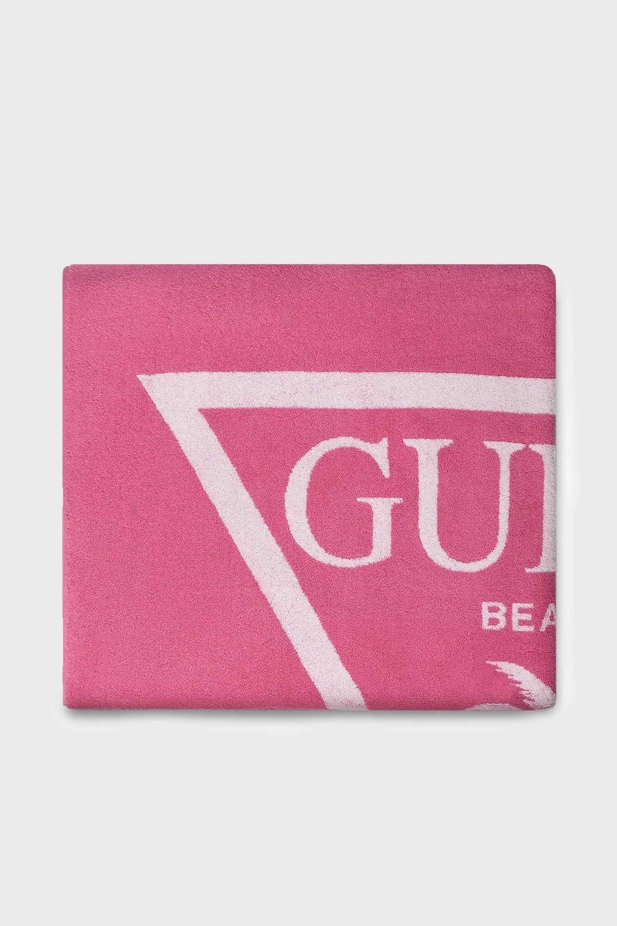 Guess Jacq % 100 Pamuk 180 x 100 cm E5GZ14SG00P Bayan Plaj Havlusu E5GZ14 SG00P F6EN PEMBE - 5