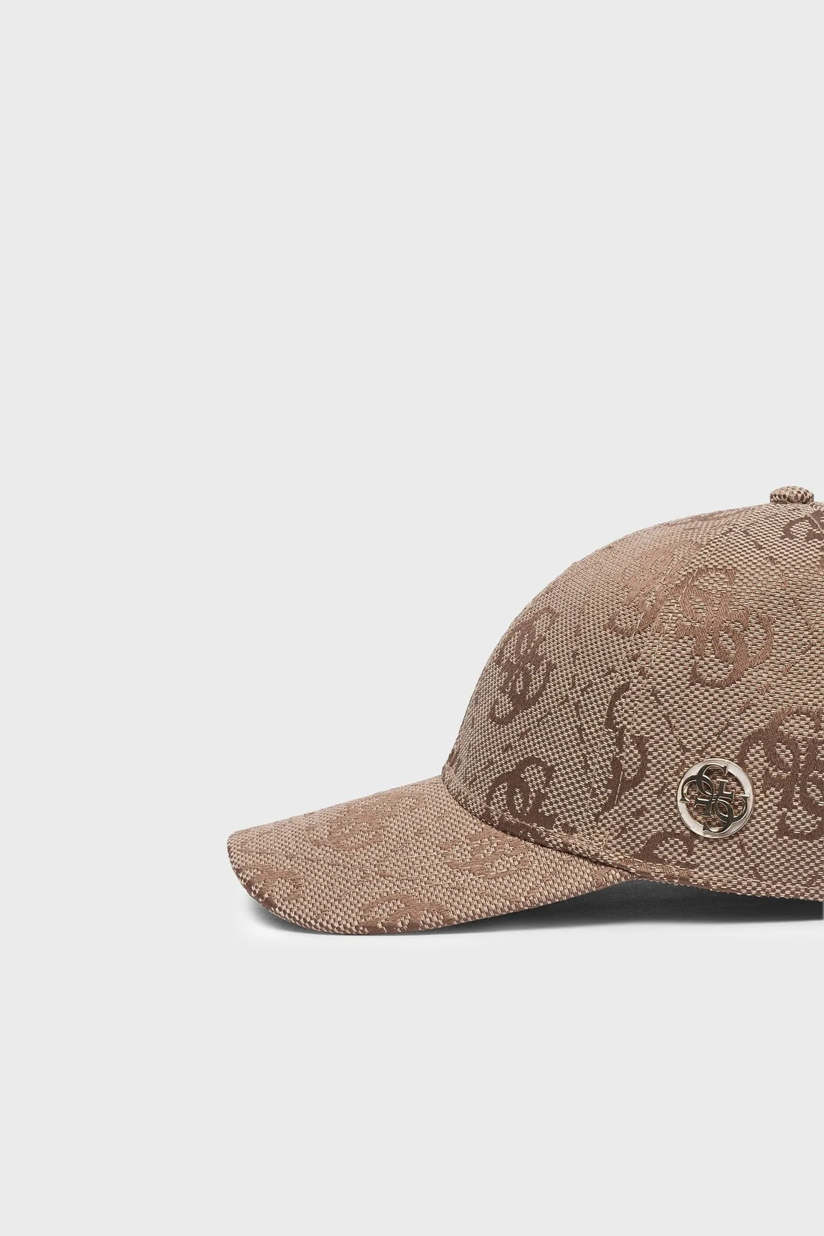 Guess Jacquard Desenli AW5625POL01 Kadın Şapka AW5625 POL01 LTL Kahve - 3