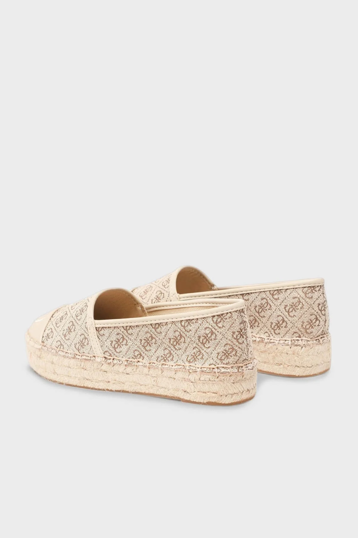Guess Jaleel 4G Logolu Espadril Bayan Ayakkabı FL6JLE FAL14 BEIBR BEJ - 2