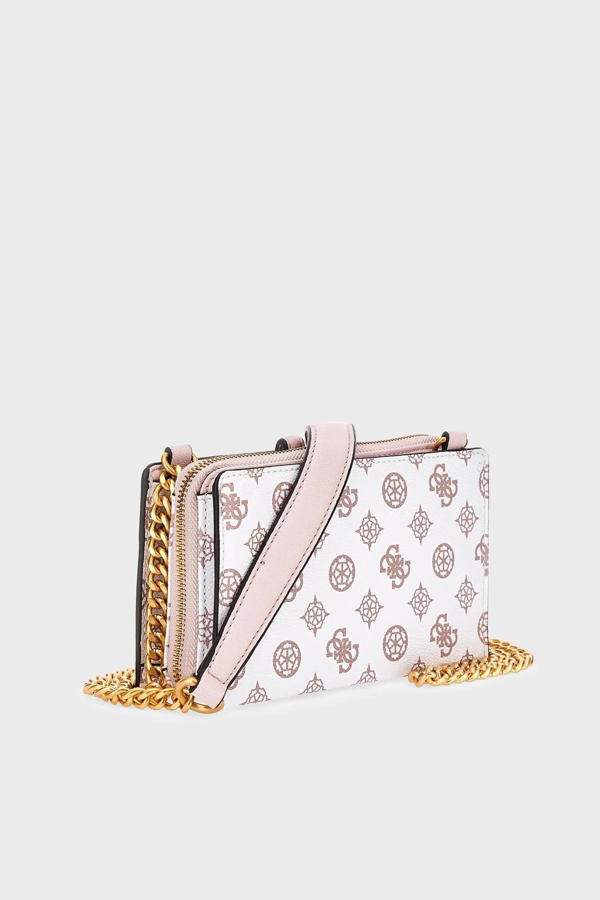 Guess James Zincir Detaylı Omuz Askılı Bayan Çanta HWPA8970730 WLO BEYAZ - 4