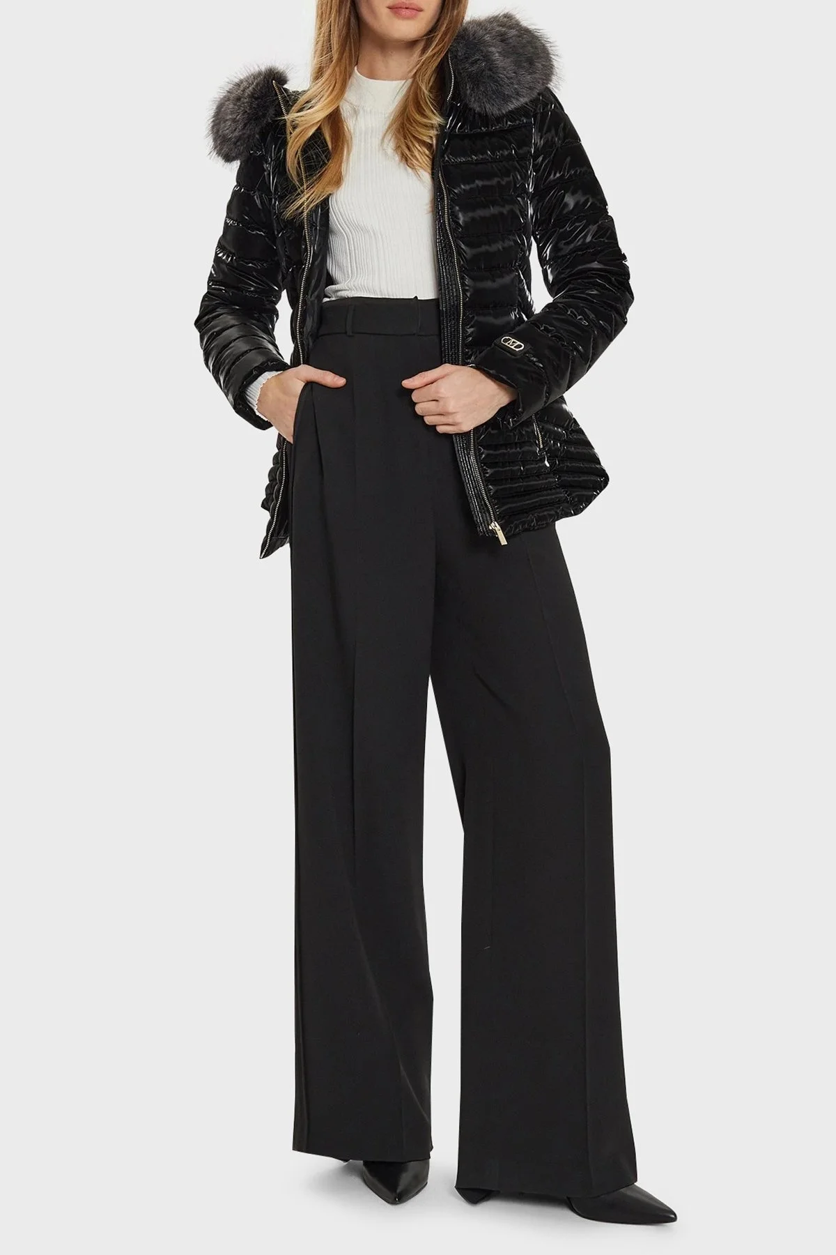 Marciano by Guess Janis Regular Fit Kapüşonlu Şişme 4BGL017176A Bayan Mont 4BGL01 7176A JBLK SİYAH - 2