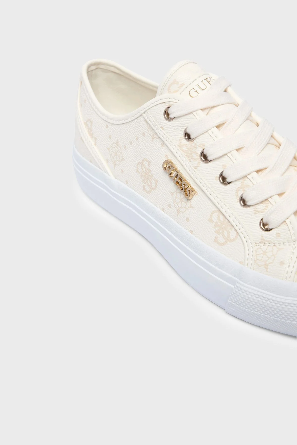 Guess Jelexa 4G Logolu FLTJ10FAL12 Kadın Ayakkabı FLTJ10 FAL12 WHITE Beyaz - 6