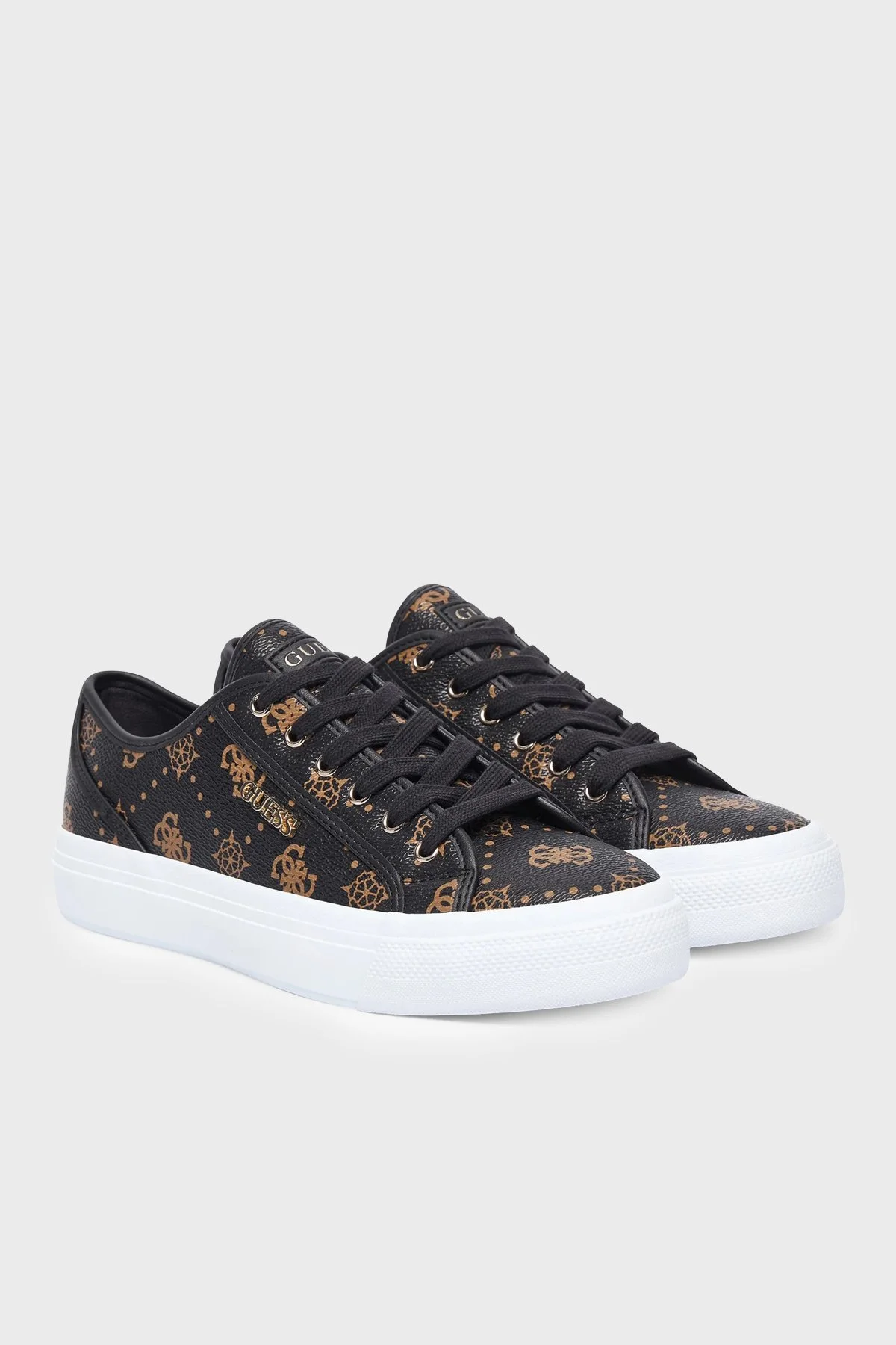 Guess Jelexa 4G Logolu Sneaker FLTJ10FAL12 Kadın Ayakkabı FLTJ10 FAL12 BROWN Kahve-krem - 2