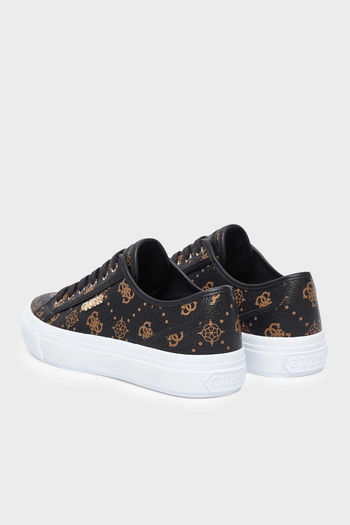 Guess Jelexa 4G Logolu Sneaker FLTJ10FAL12 Kadın Ayakkabı FLTJ10 FAL12 BROWN Kahve-krem - 4