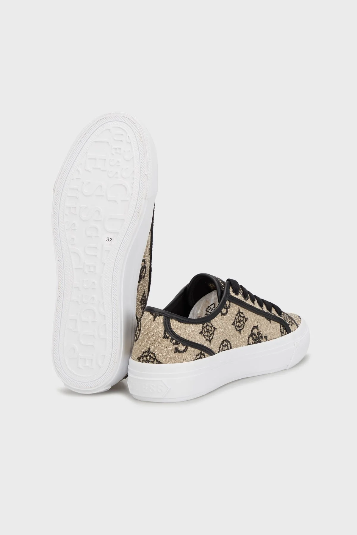 Guess Jelexa7 4G Logolu Sneaker FLJJX7FAL12 Bayan Ayakkabı FLJJX7 FAL12 BLACK SİYAH - 4