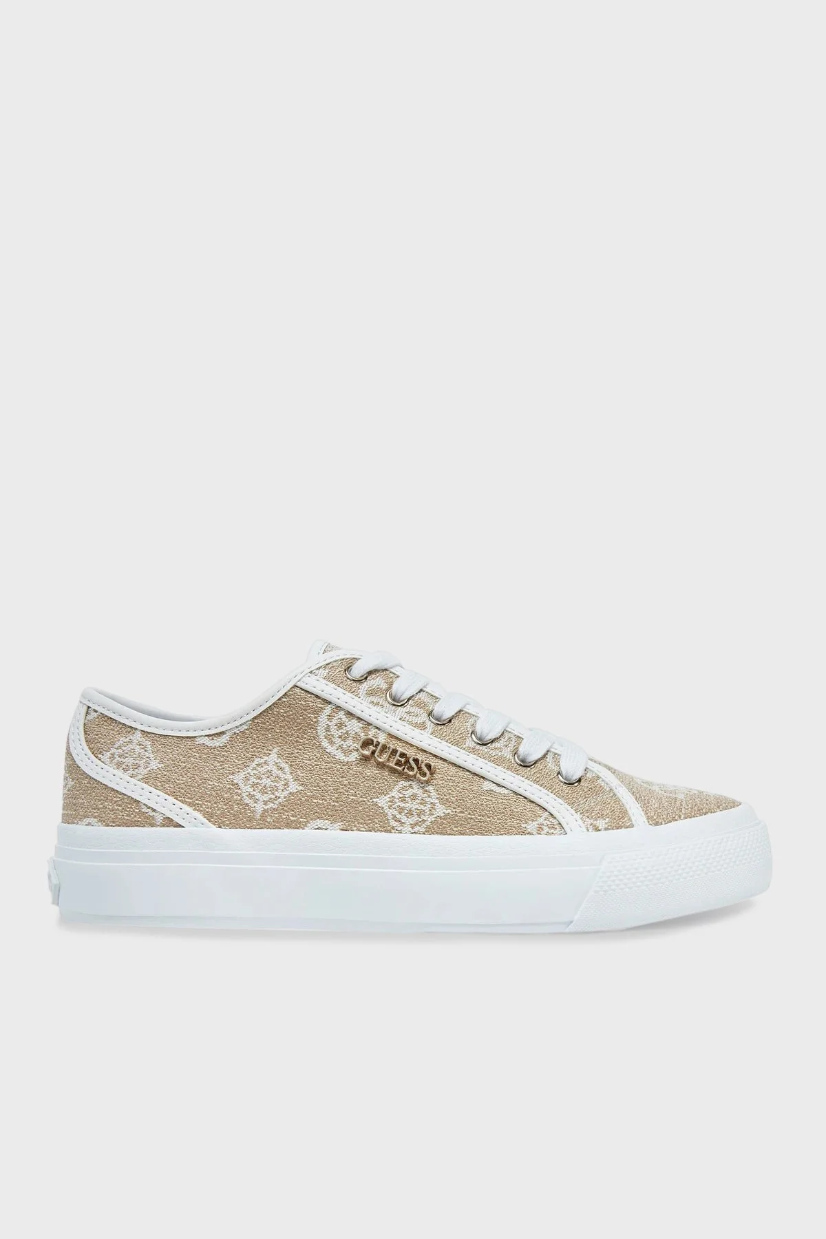 Guess Jelexa7 4G Logolu Sneaker FLJJX7FAL12 Kadın Ayakkabı FLJJX7 FAL12 WHITE BEYAZ - 1