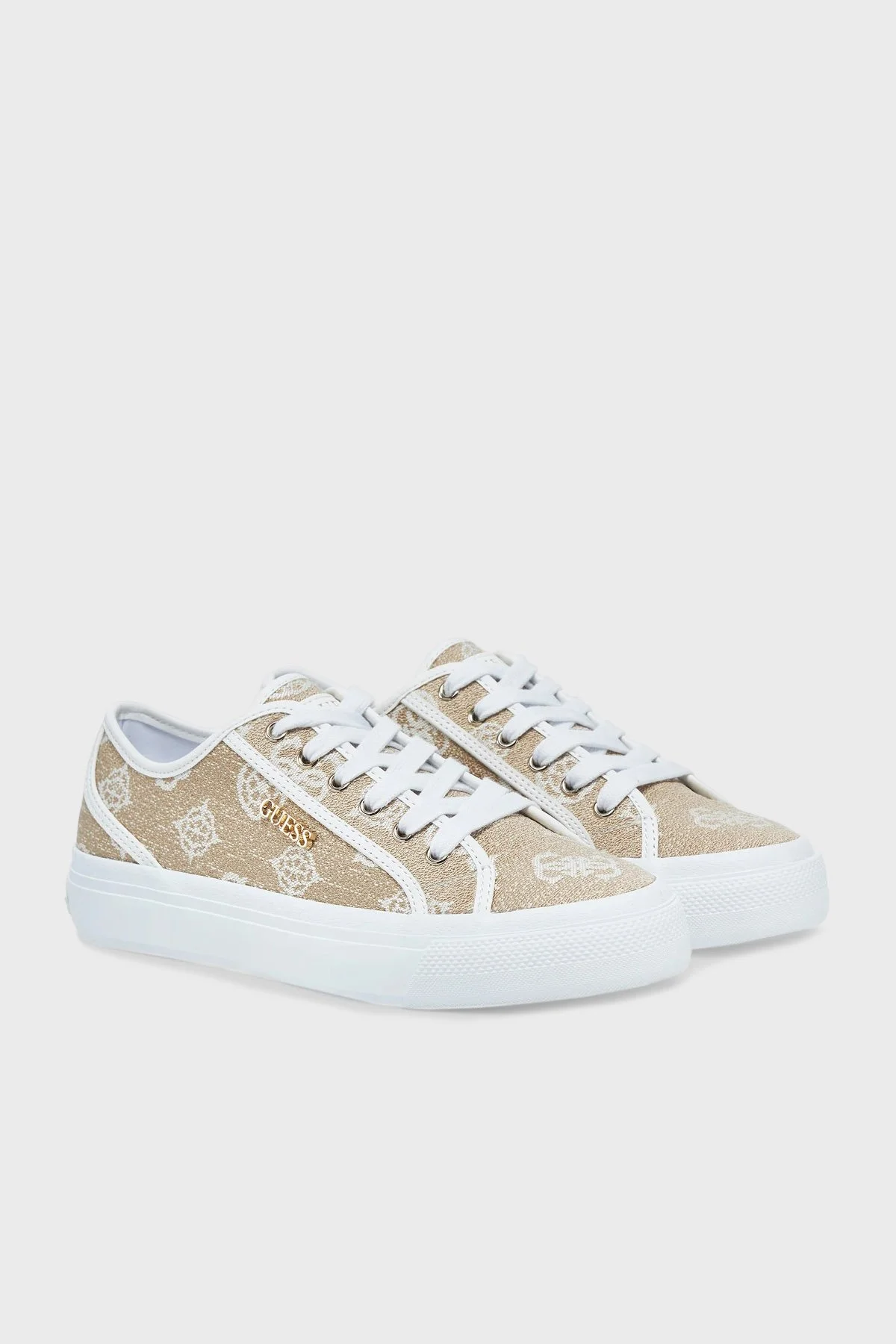 Guess Jelexa7 4G Logolu Sneaker FLJJX7FAL12 Kadın Ayakkabı FLJJX7 FAL12 WHITE BEYAZ - 2
