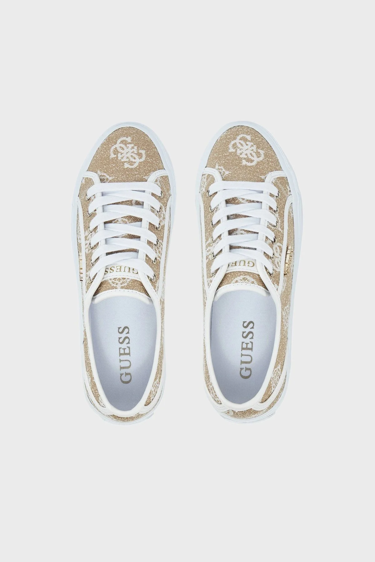 Guess Jelexa7 4G Logolu Sneaker FLJJX7FAL12 Kadın Ayakkabı FLJJX7 FAL12 WHITE BEYAZ - 3