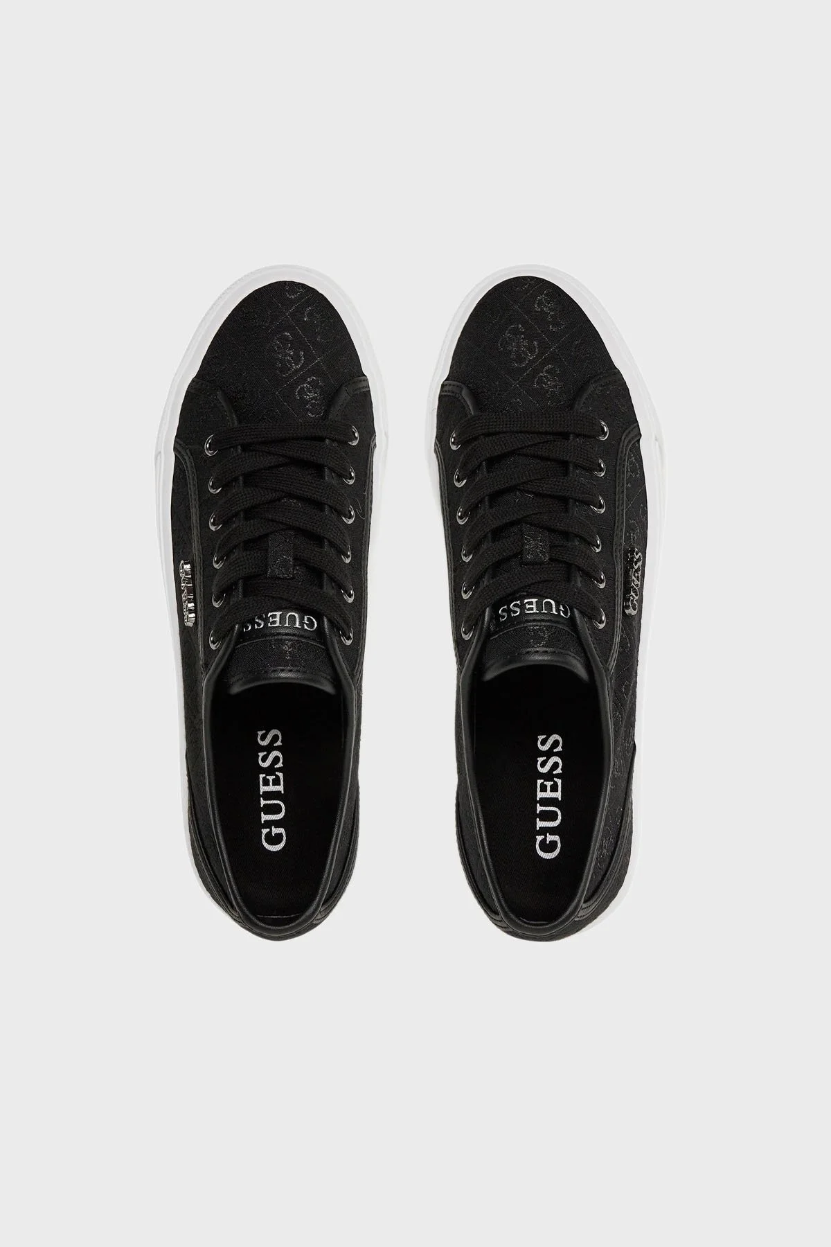 Guess Jelexa9 Jakarlı Logo Detaylı Kalın Taban Sneaker FLTJX9FAL12 Bayan Ayakkabı FLTJX9 FAL12 BLACK SİYAH - 8